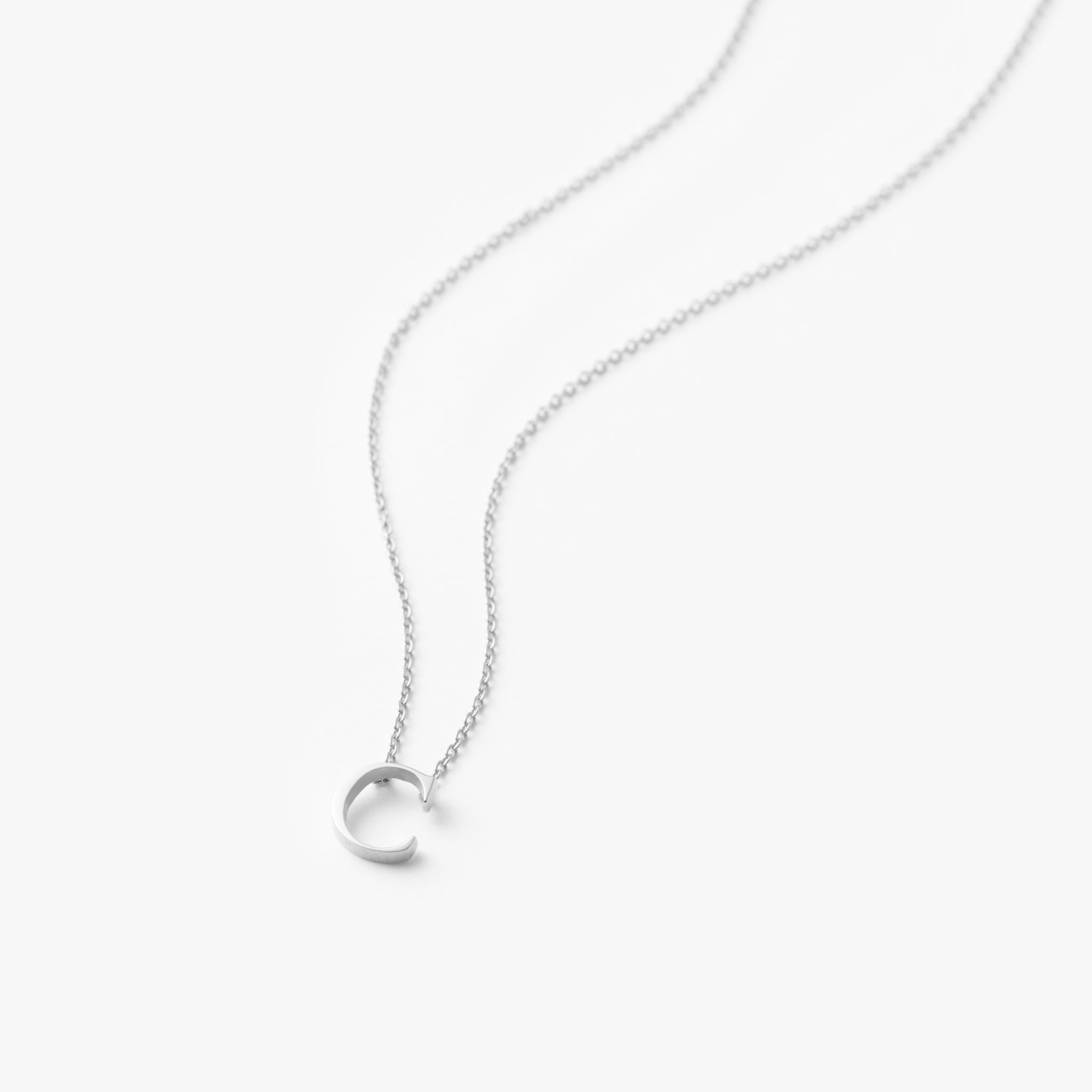 【オーダー商品】My Letters Silver ネックレス<C>50cm (シルバーカラー)【SV925】