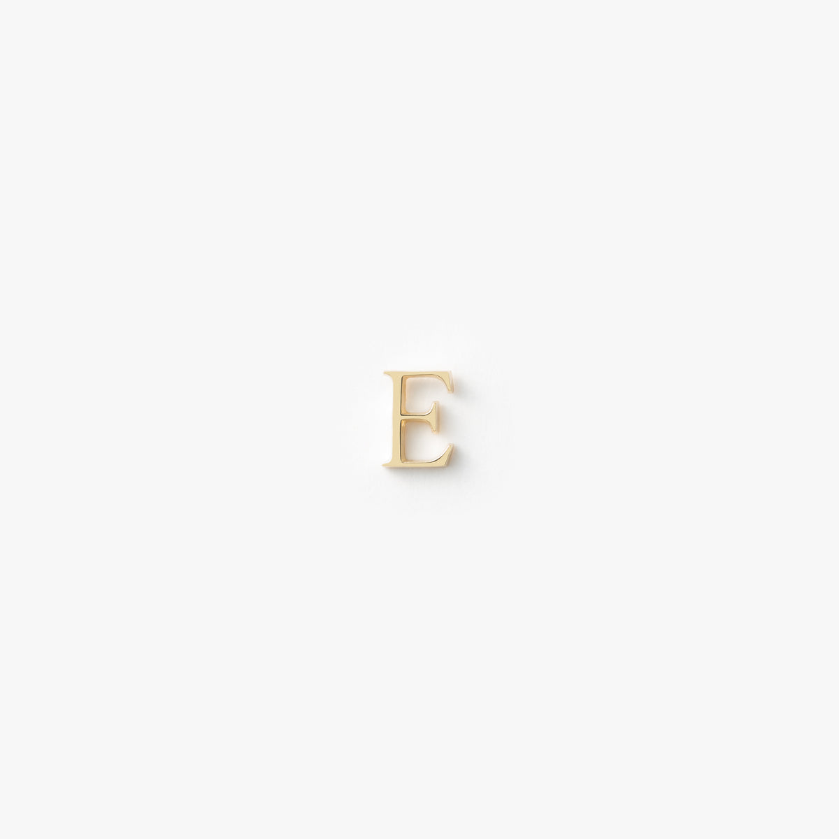 My Letters スタッドピアス<E>(片耳) 【K18YG】