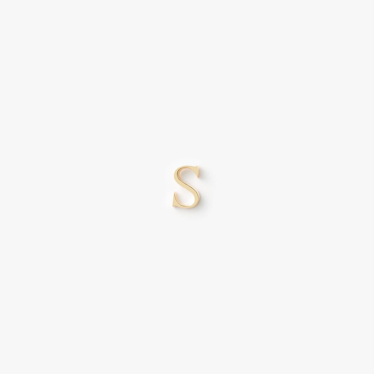 My Letters スタッドピアス<S>(片耳) 【K18YG】