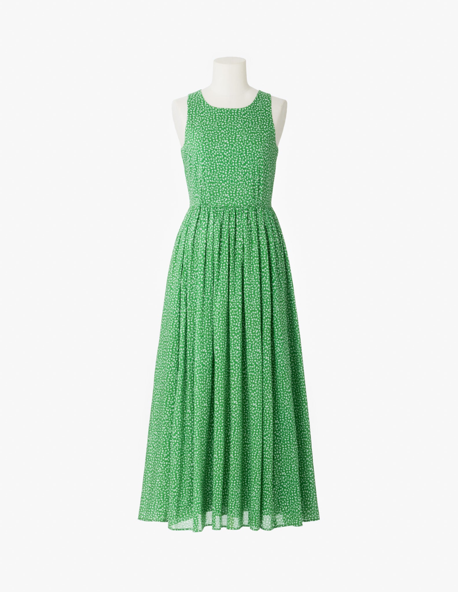 【予約】<br>夏のレディのドレス (ノースリーブ) <br>Baby Daisies/Green