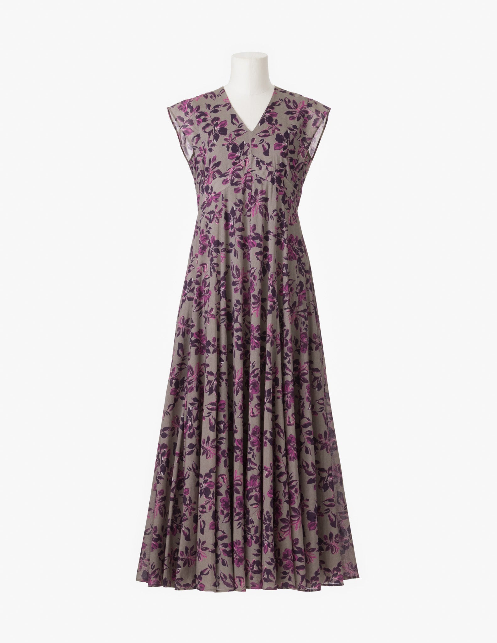 【予約】<br>夏の月のドレス <br>Garden Petals/Grey