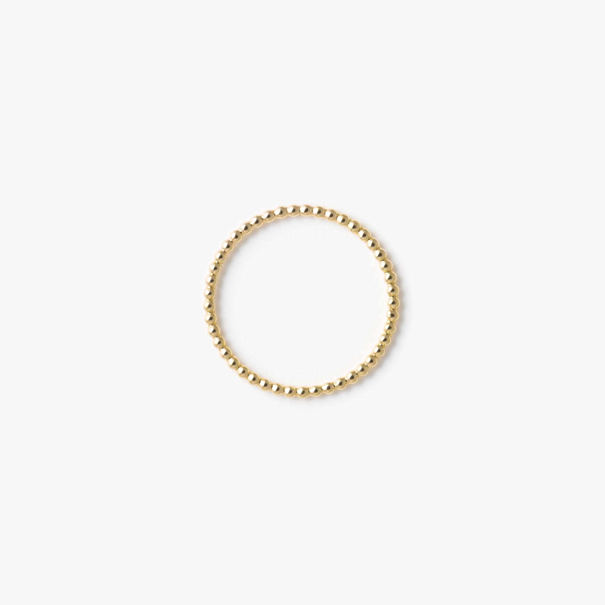 願い事 リング ドット S【K18YG】