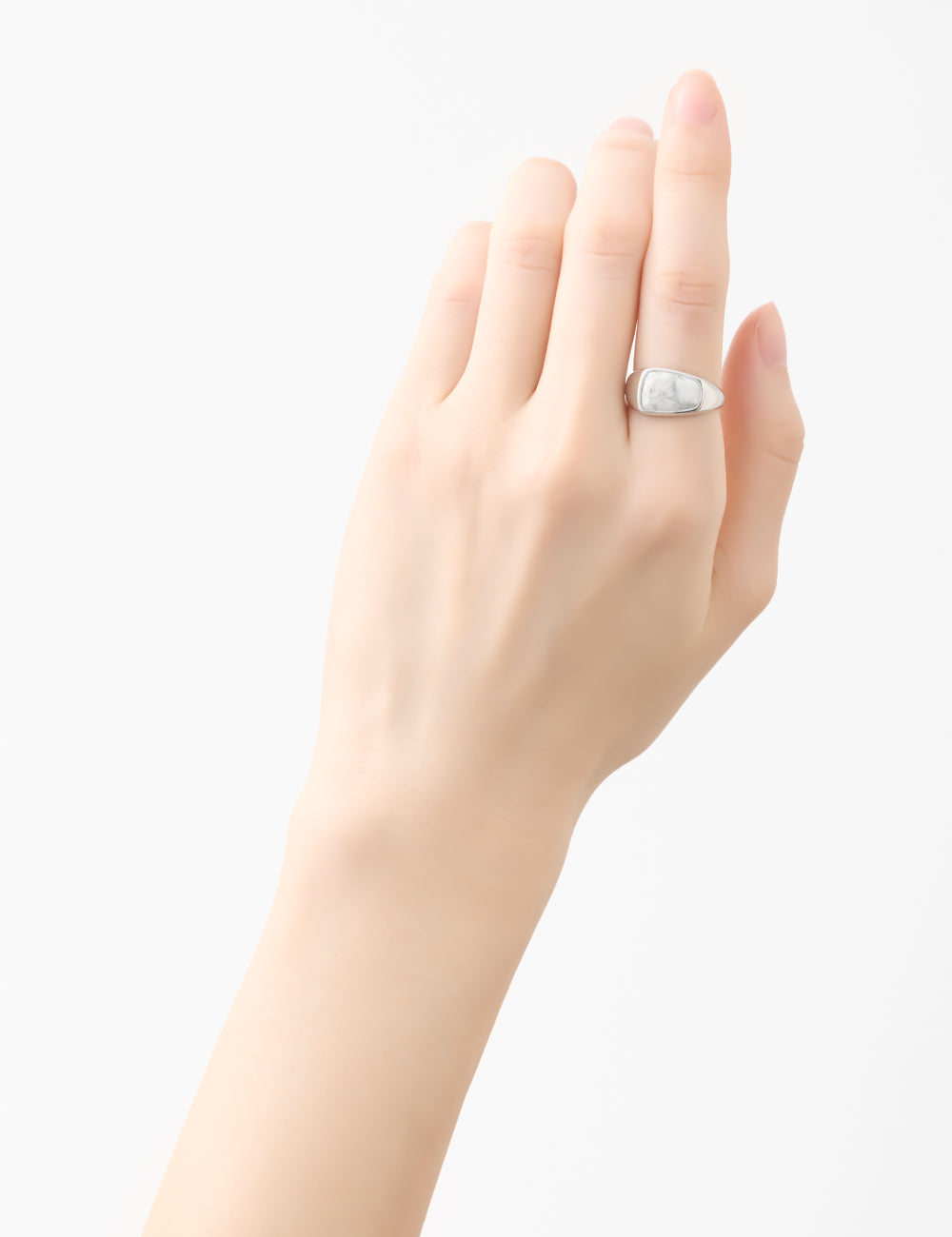 Organic Gems リング ハウライト【SV925】