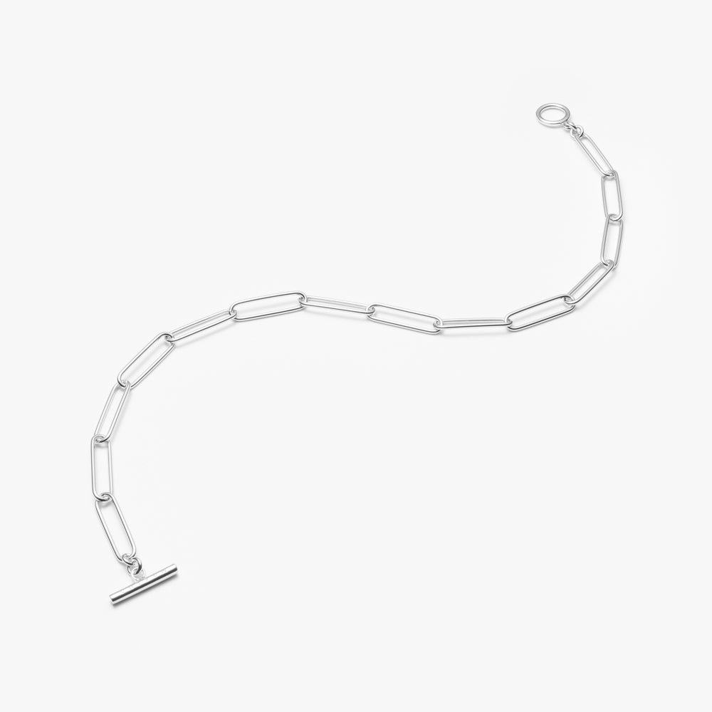 マリハ シルバー クリップチェーン ブレスレット