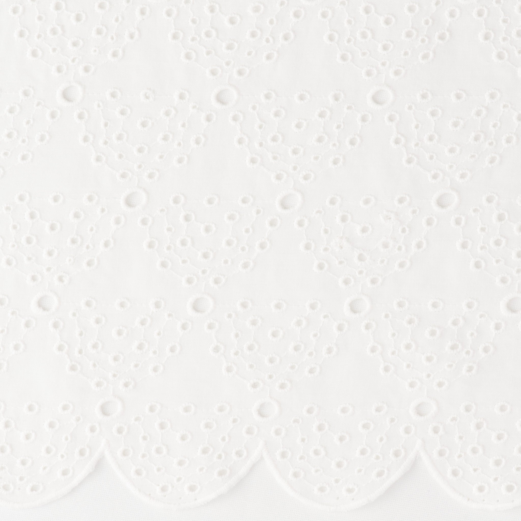 草原の光のカフタン Lace Arabesque/White