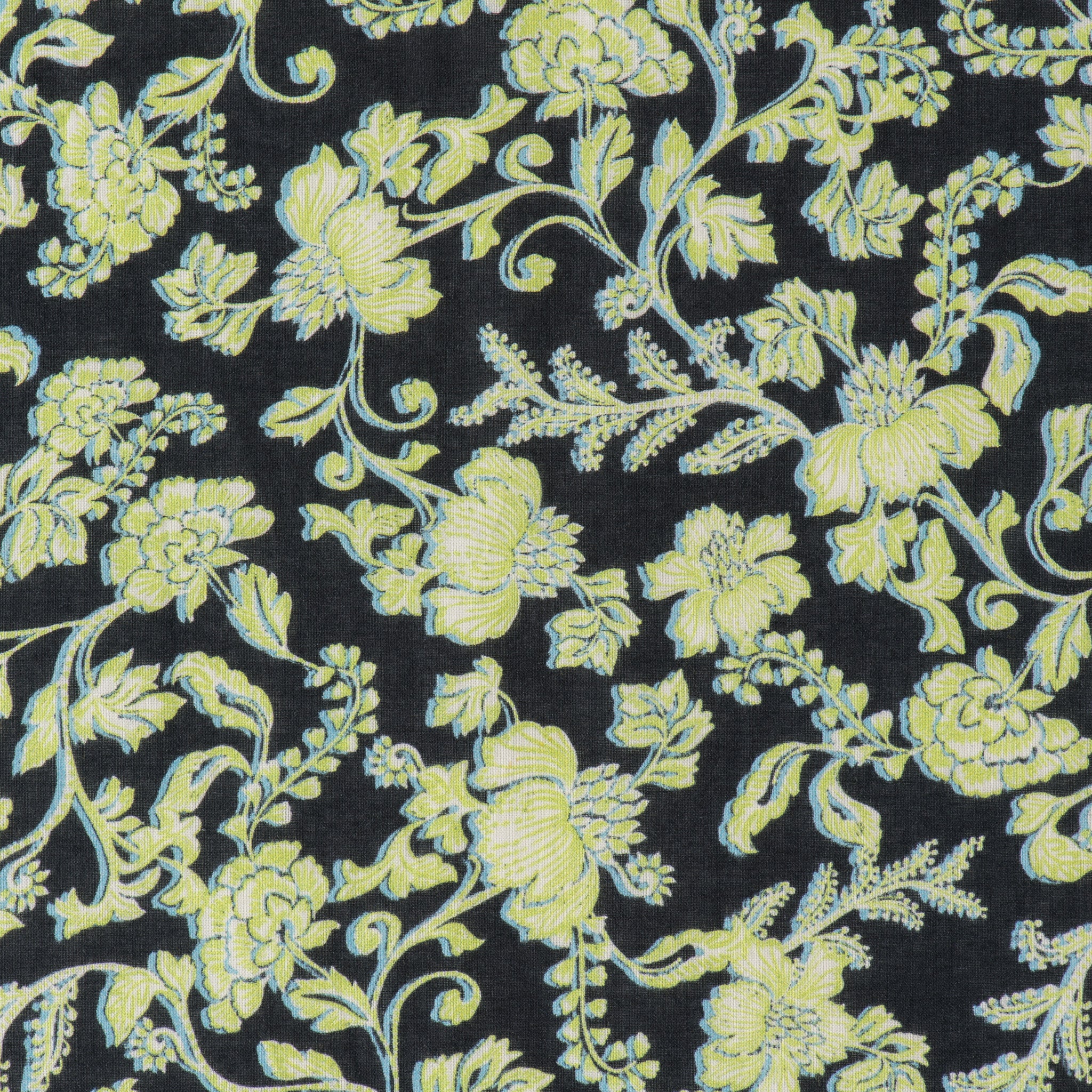 【予約】<br>草原の虹のスカート <br>Paisely Bloom/Black
