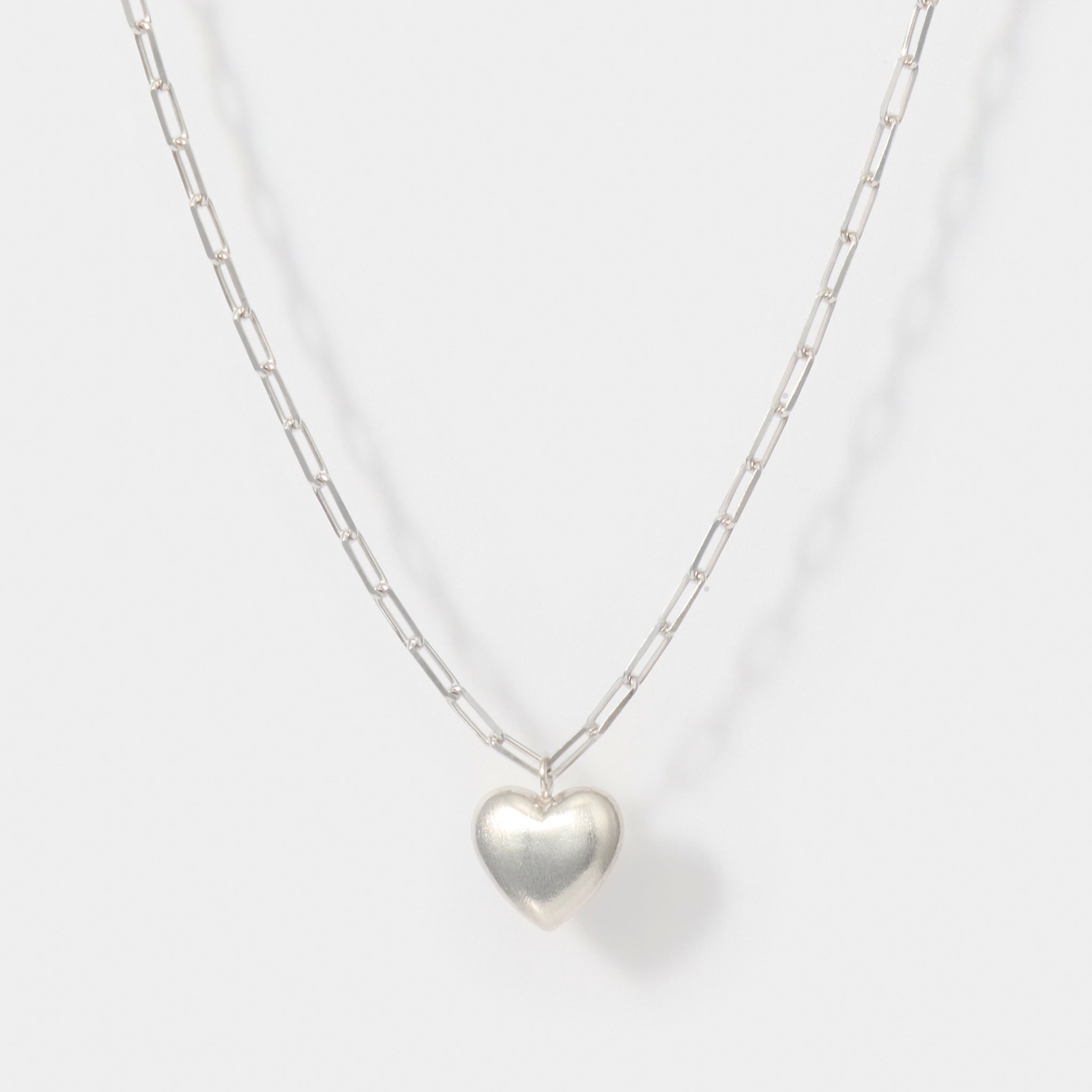 True Love ネックレス ロングレクタングルチェーン 60cm(シルバーカラー) 【SV925】