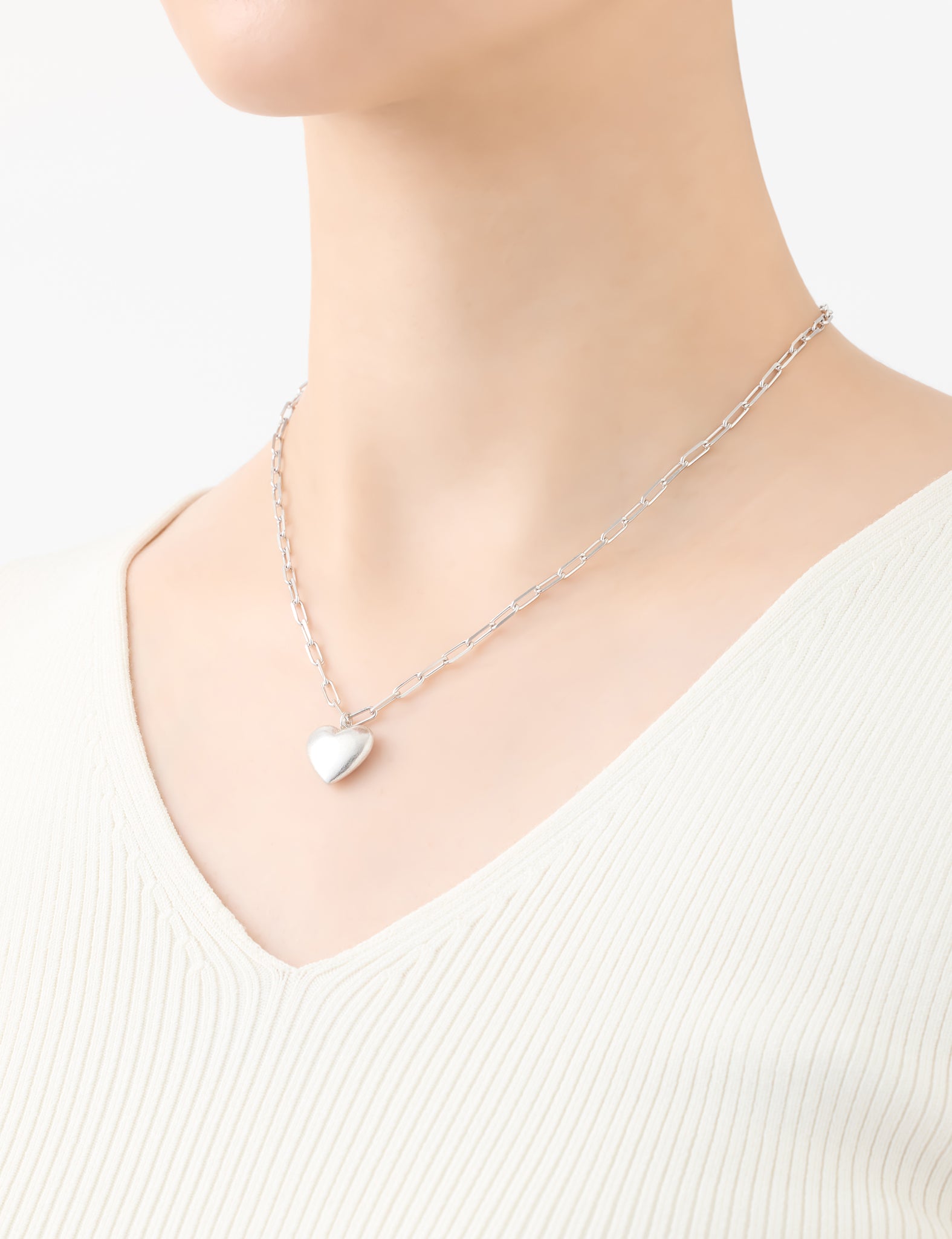 マリハ True Love ネックレス ロングレクタングルチェーン 40cm