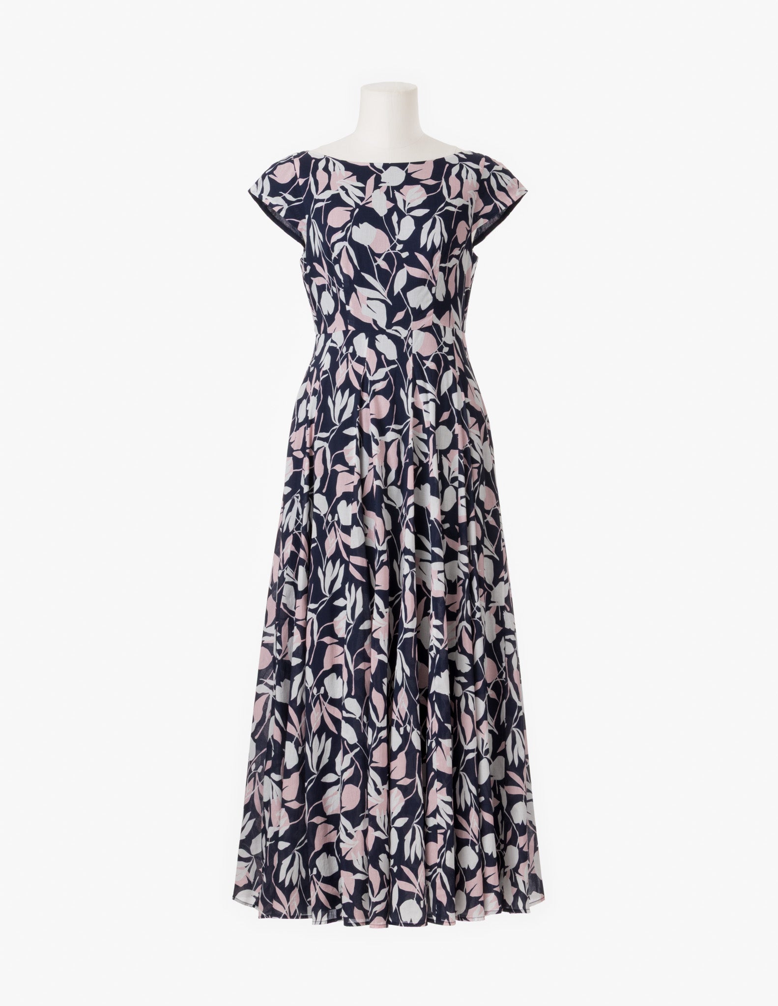 【予約】<br>月の夢のドレス Floating Leaves/Navy