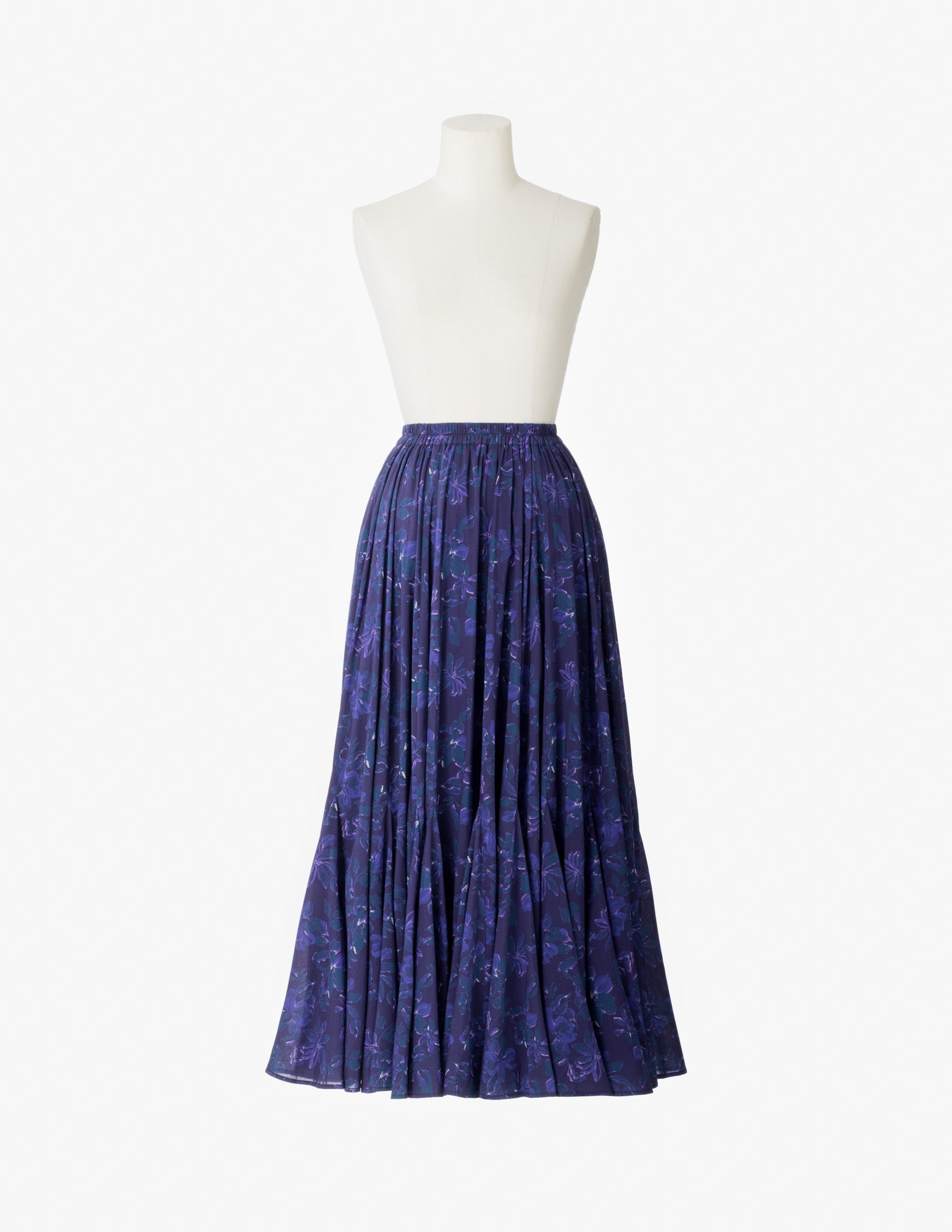 【予約】<br>月影のスカート <br>Garden Petals/Blue