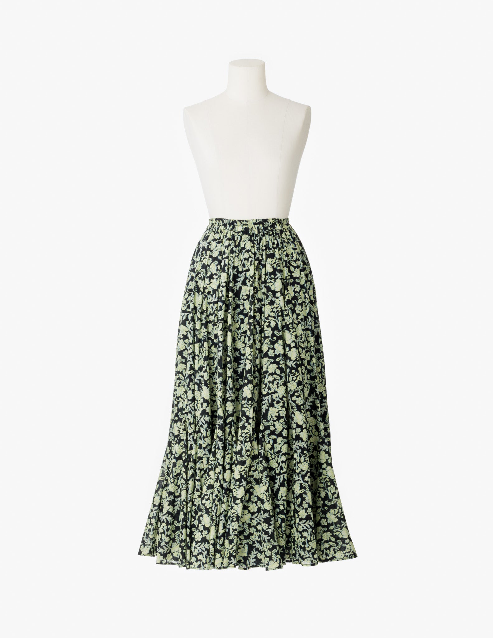 【予約】<br>月影のスカート <br>Paisely Bloom/Black