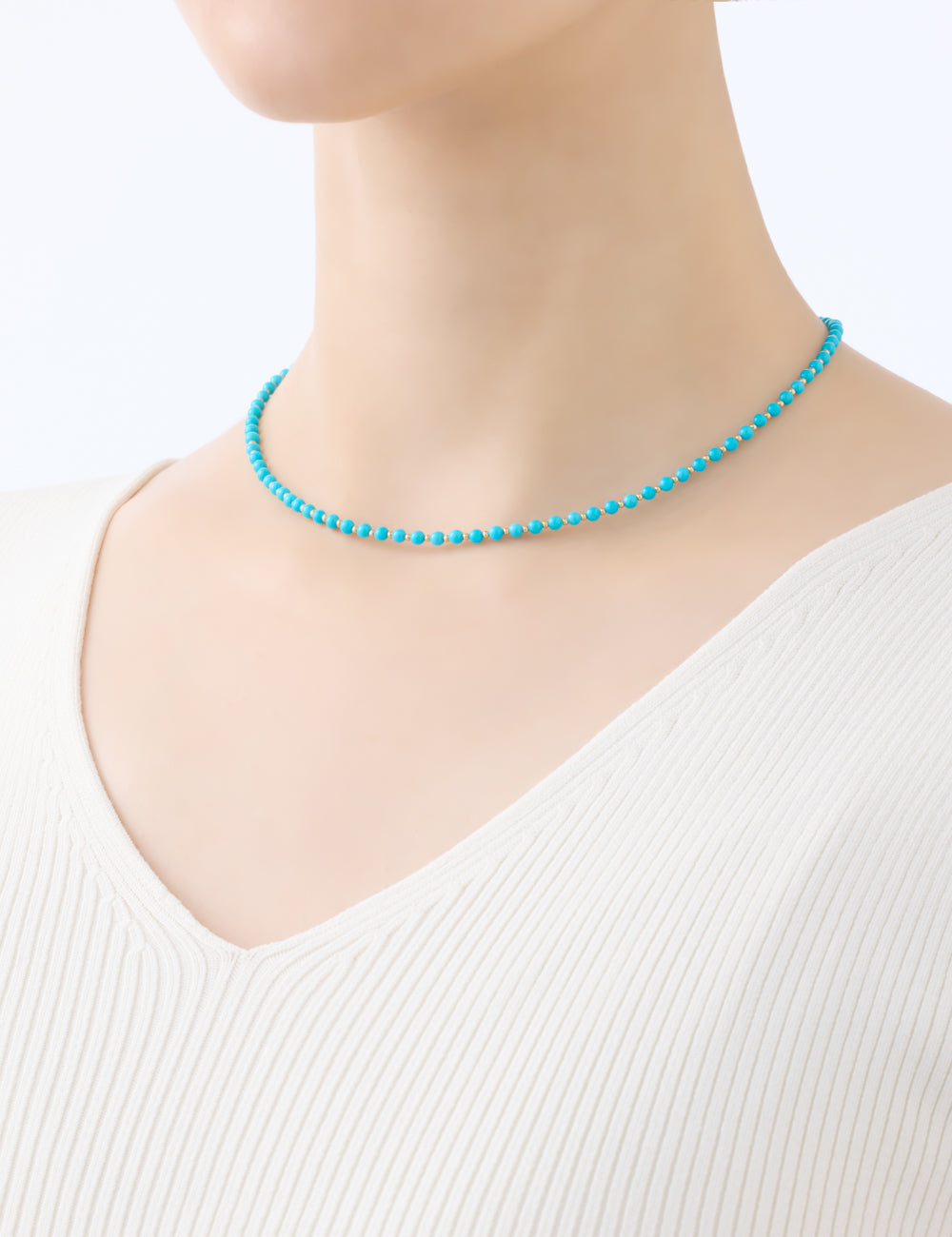 マリハ 夢のかけら ネックレス ターコイズ K18