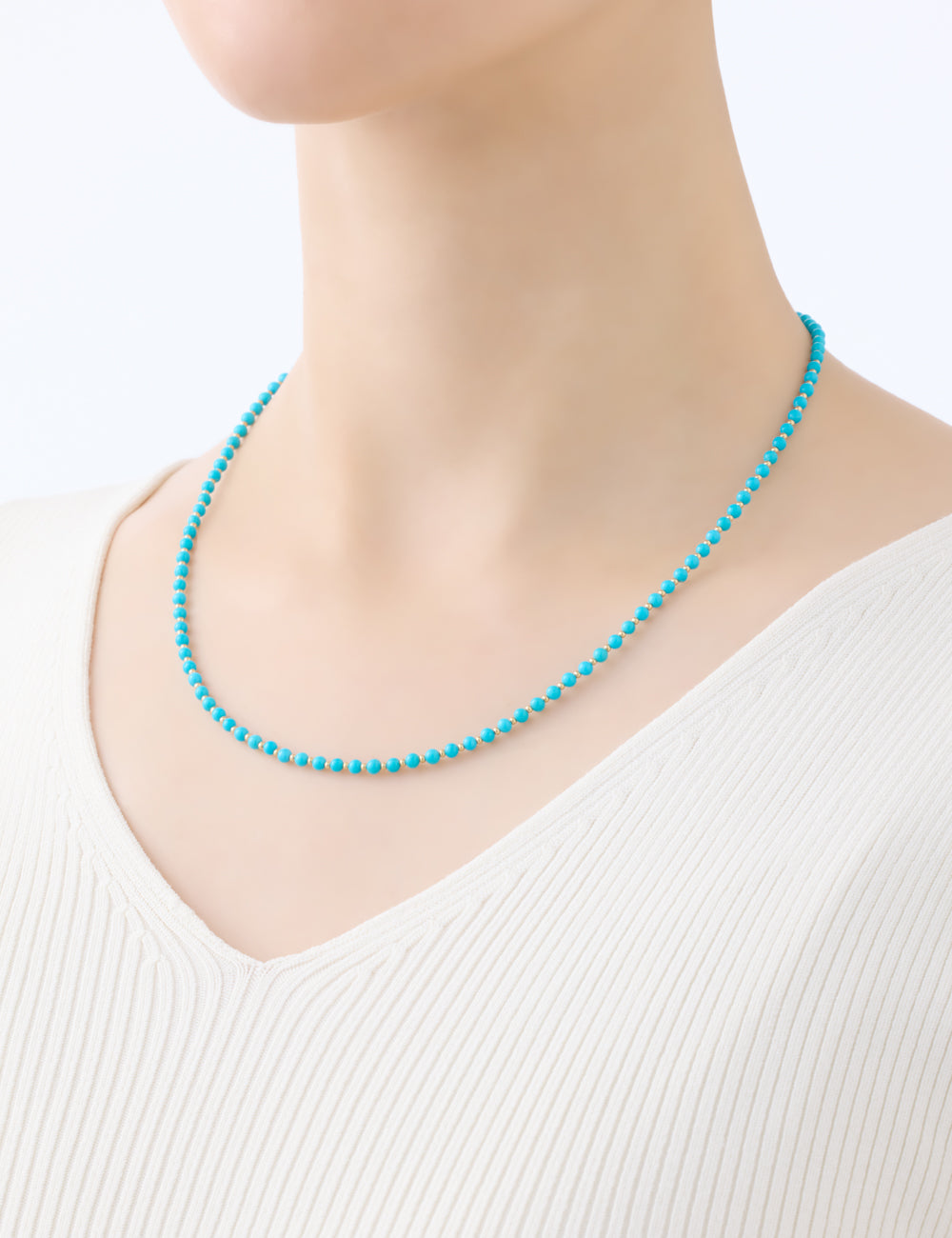 マリハ 夢のかけら ネックレス ターコイズ K18