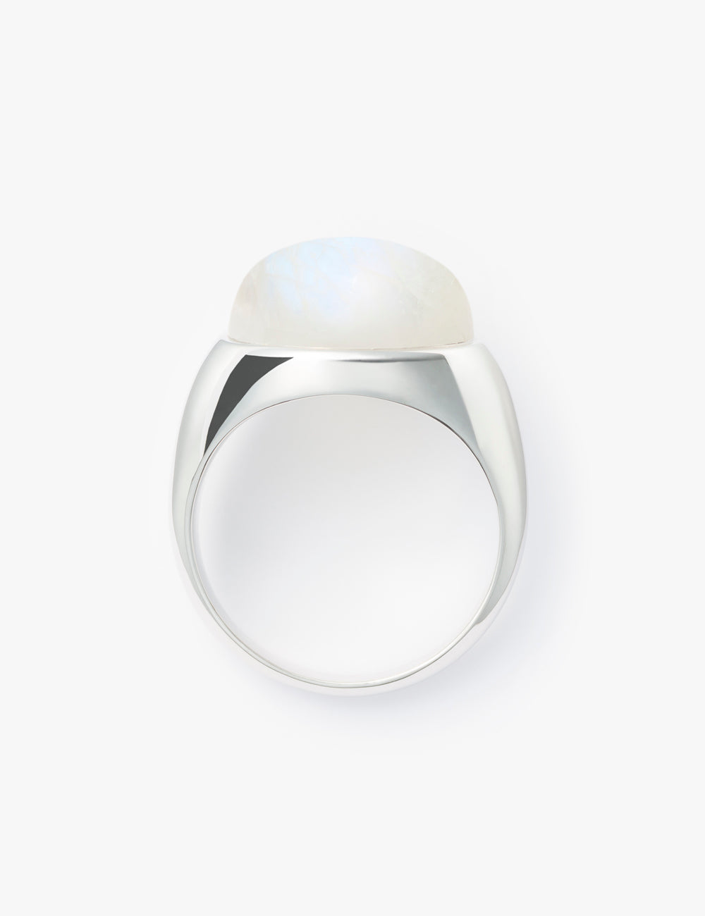 マリハ リング 天然石 レインボームーンストーン