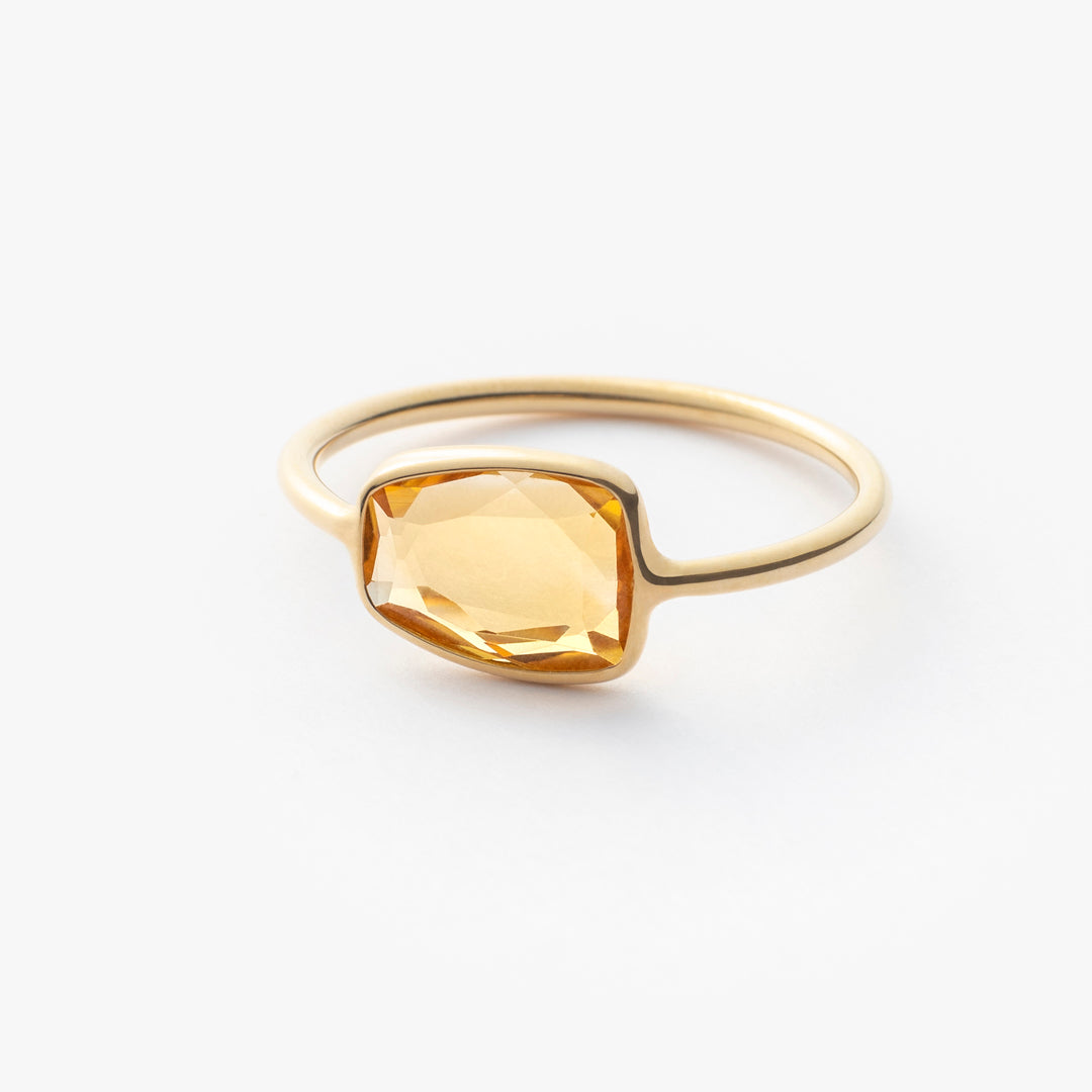 マリハ リング 天然石 シトリン