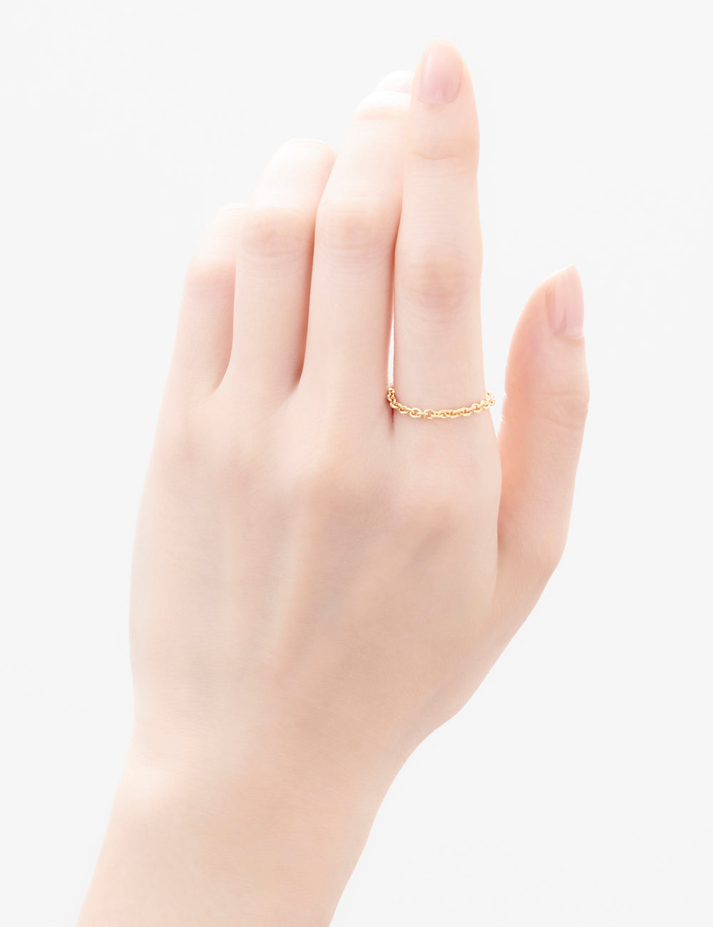 マリハ リング K18 オーバルチェーン