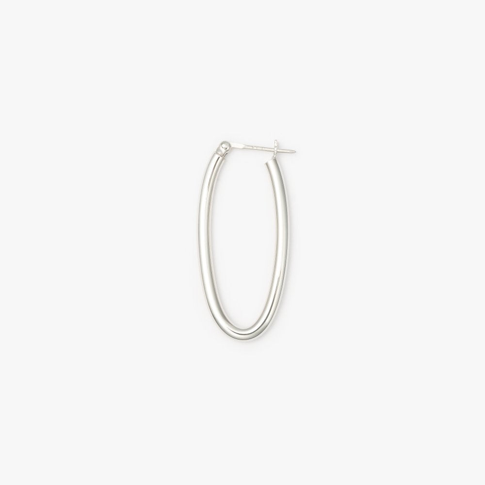 マリハ フープピアス オーバル Innocent Light シルバーカラー