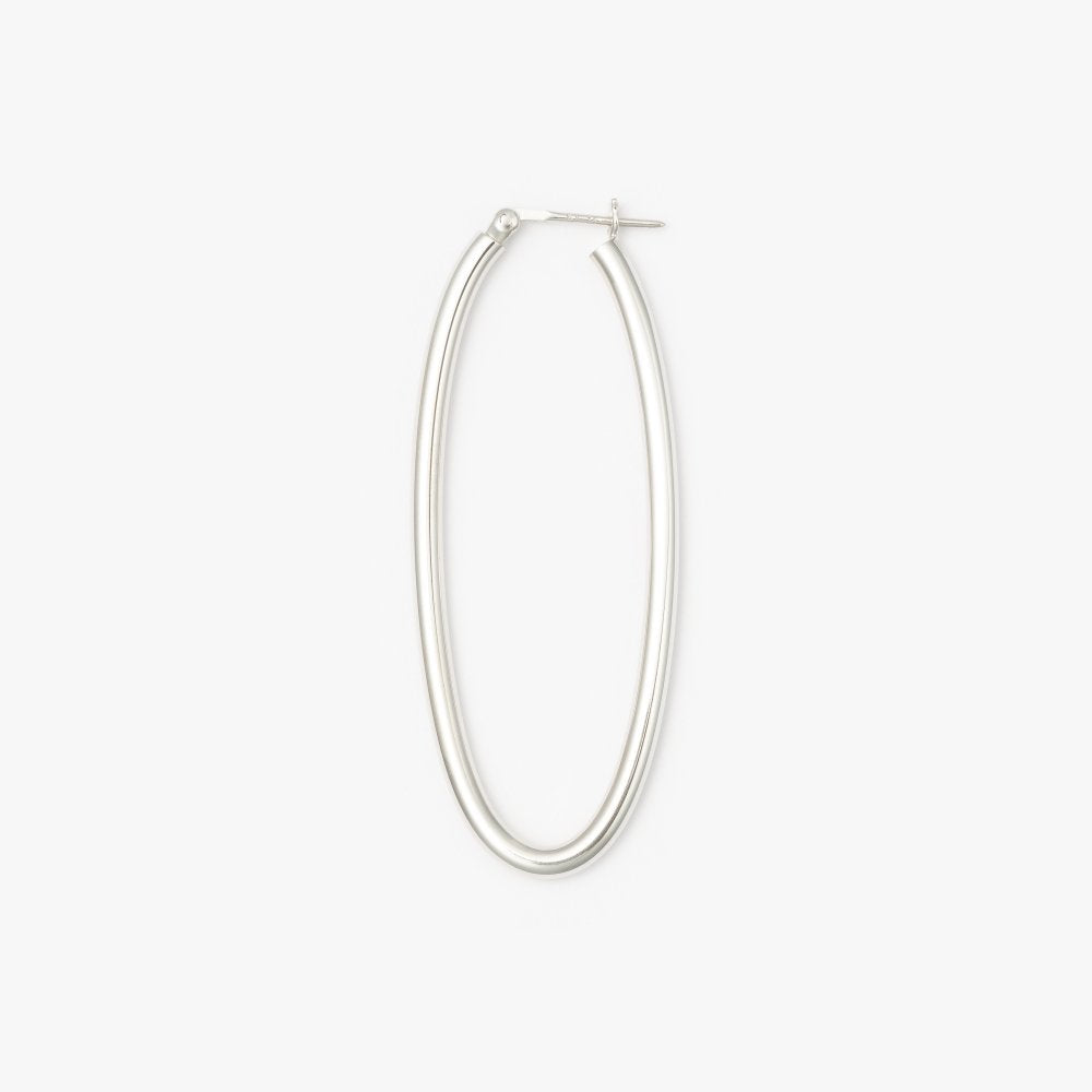 マリハ フープピアス オーバル Innocent Light シルバーカラー