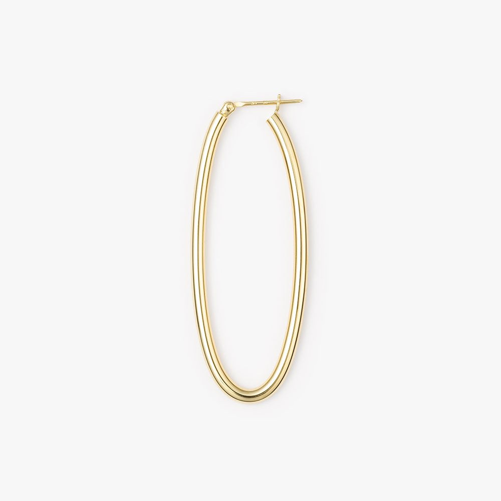 マリハ フープピアス オーバル Innocent Light ゴールドカラー