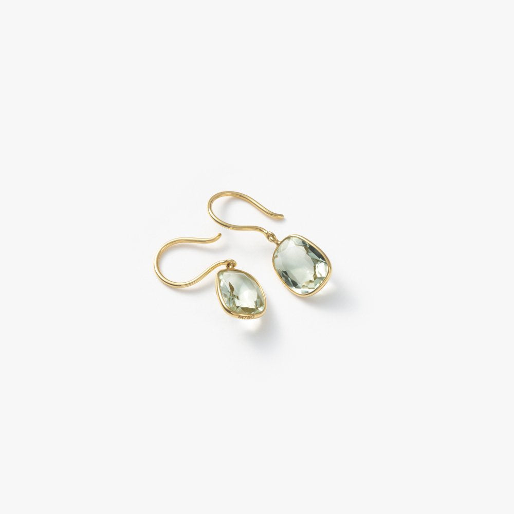 MARIHA(マリハ) Organic Gems ピアス グリーンアメシスト S K18 天然石  