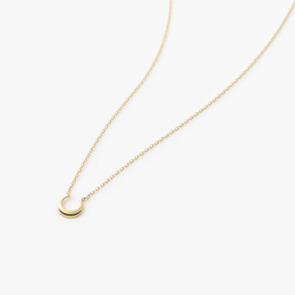 マリハ ネックレス 三日月 K18