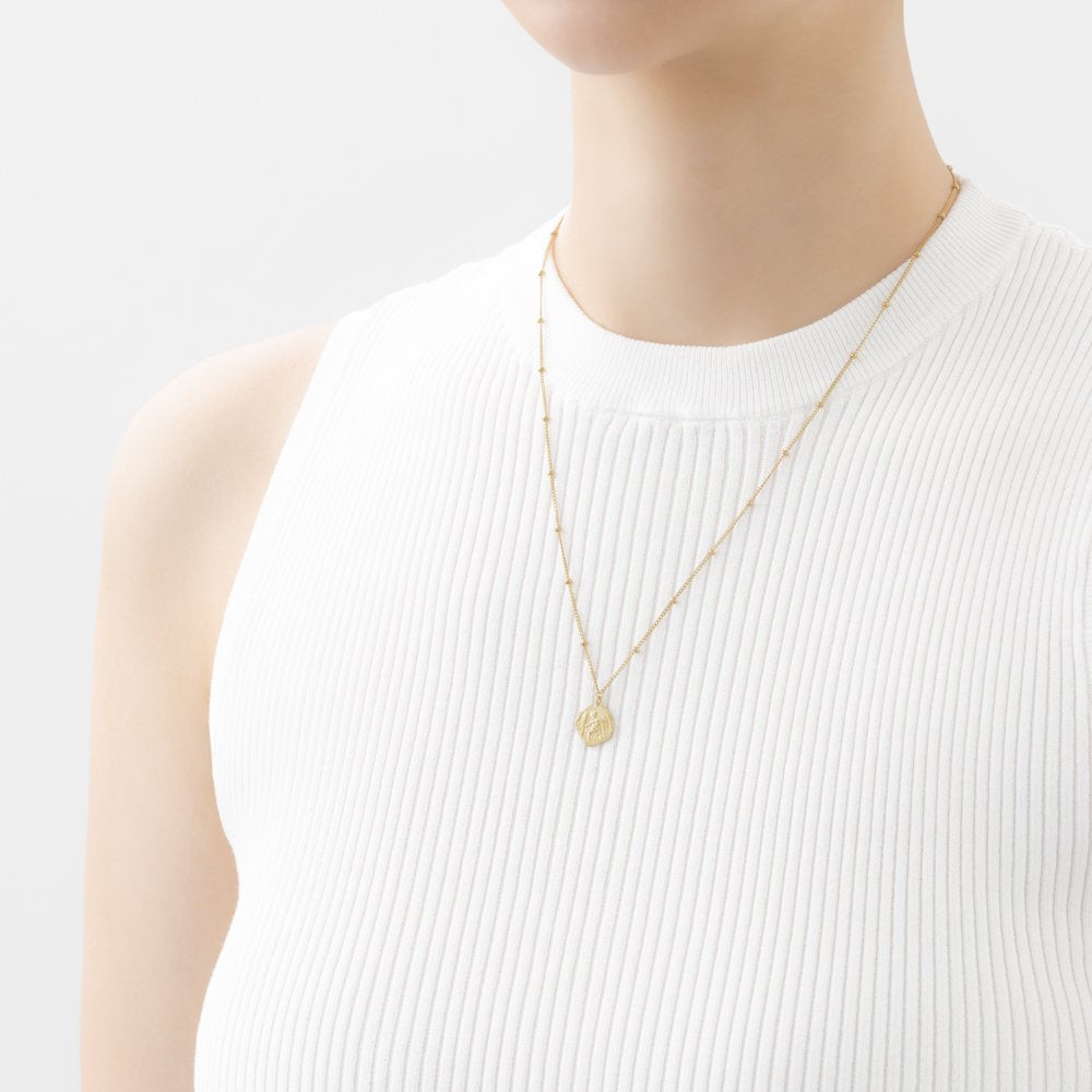 マリハ コインネックレス Zeus/Horse (ゴールドカラー)