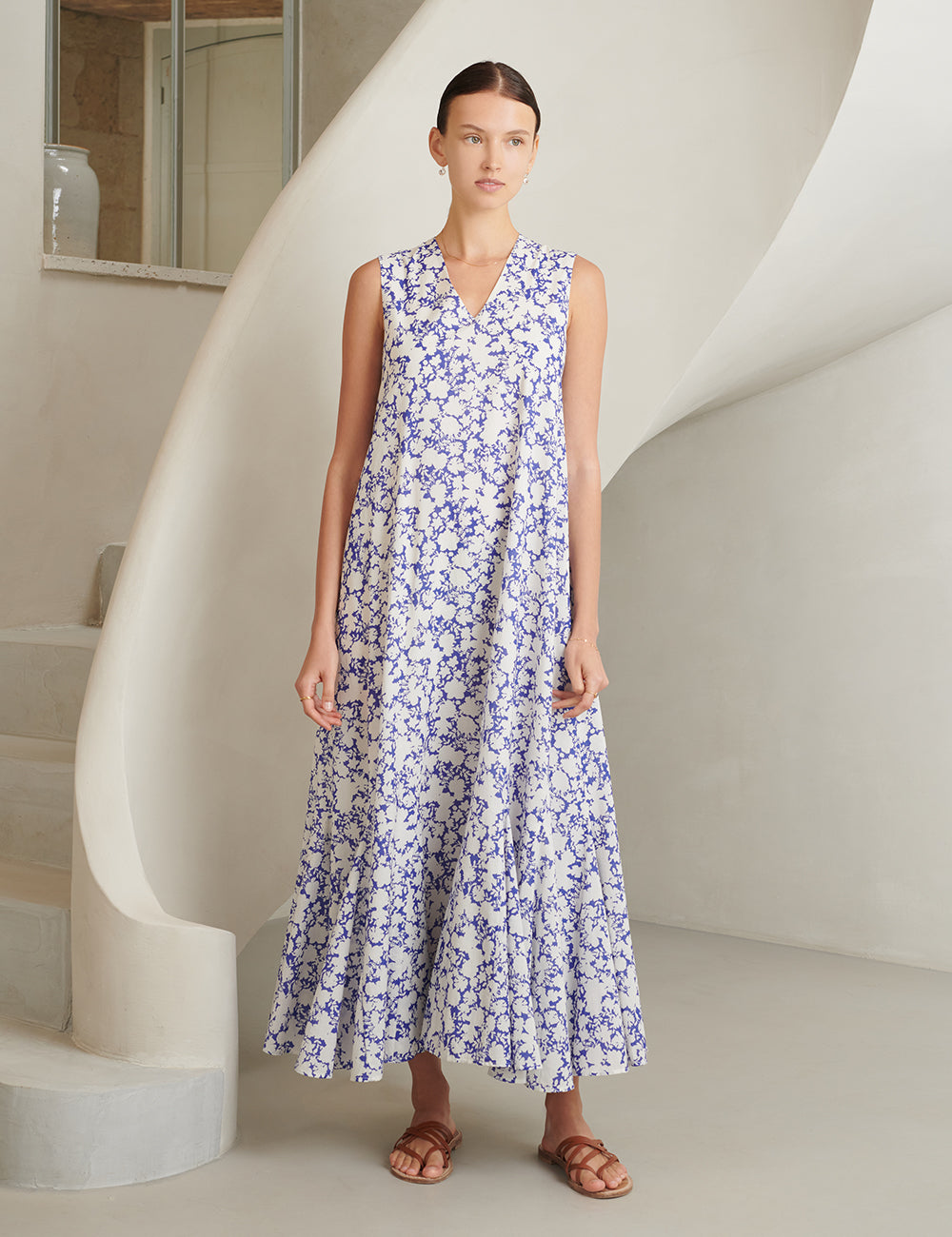 夏の月影のドレス Summer Shadows/Blue – MARIHA Official Online Boutique