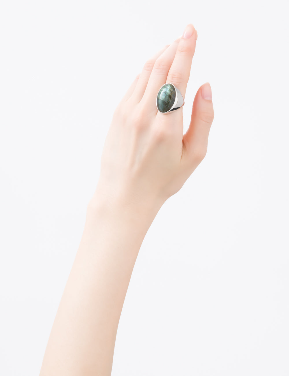 マリハ リング 天然石 ラブラドライト