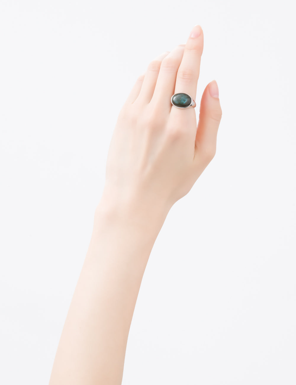 Signature Collection リング オーバル ヨコ M ラブラドライト【SV925】