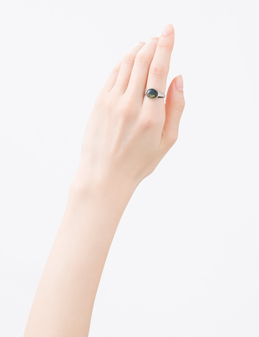 マリハ リング 天然石 ラブラドライト