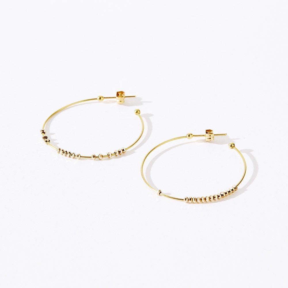 マリハ 時の砂 フープピアス S