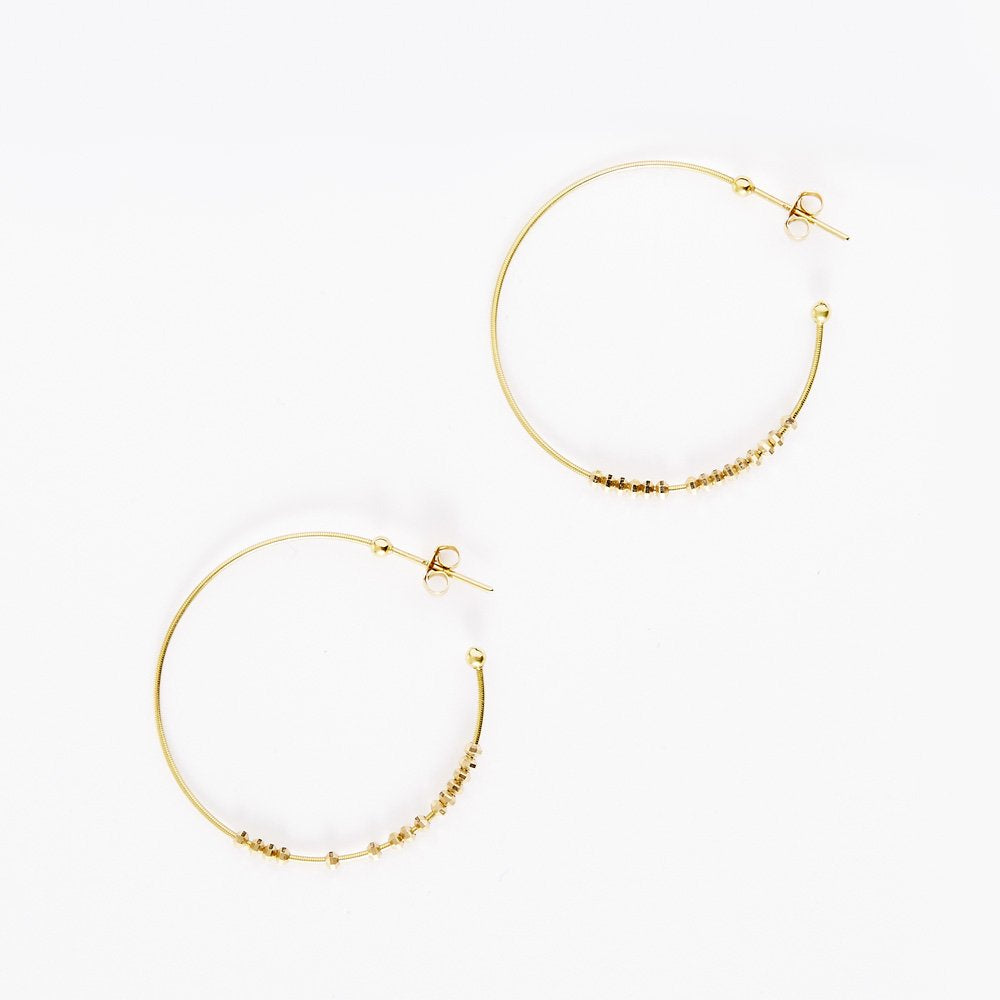 マリハ 時の砂 フープピアス S