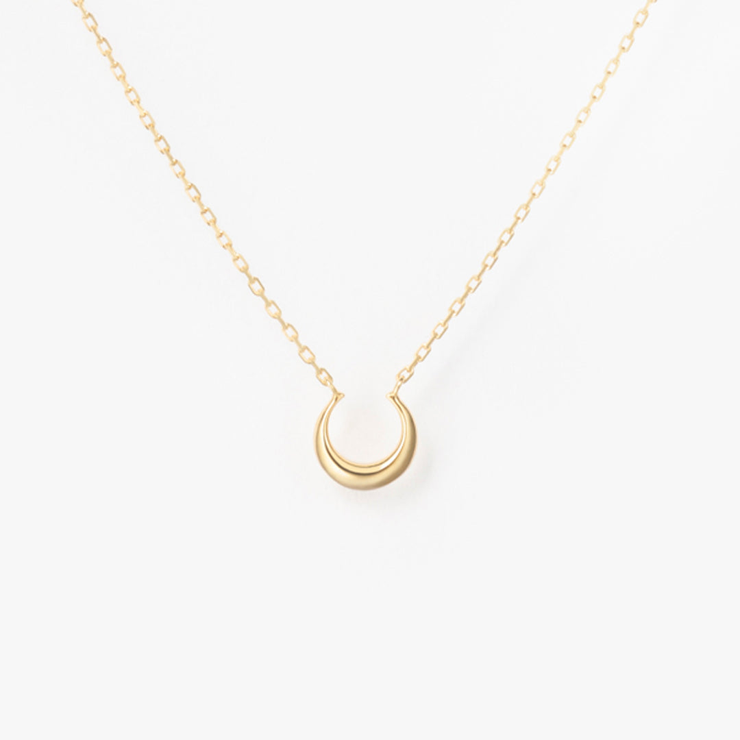 マリハ ネックレス 三日月 K18