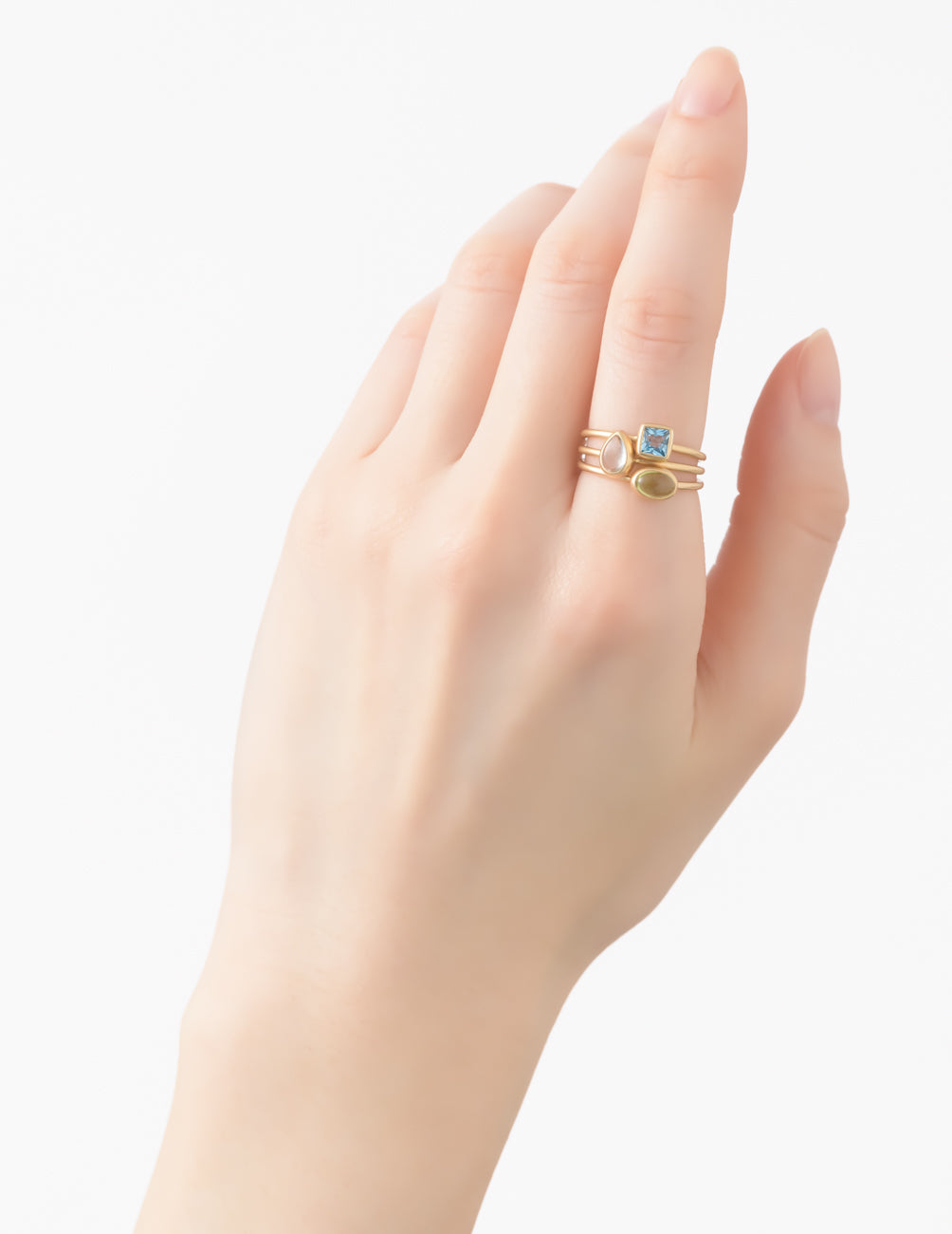 マリハ 天然石ブルートパーズ リング