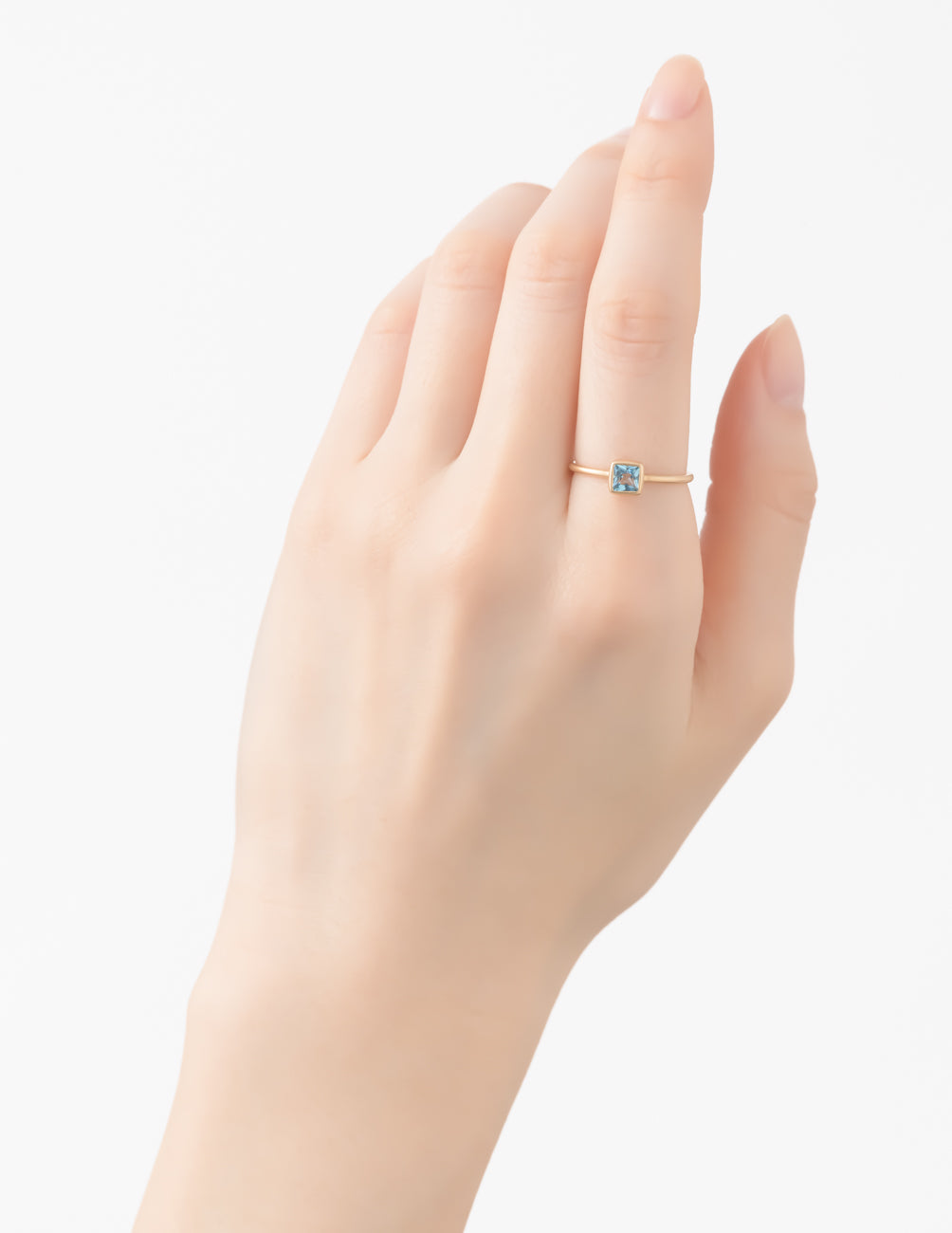 マリハ 天然石ブルートパーズ リング