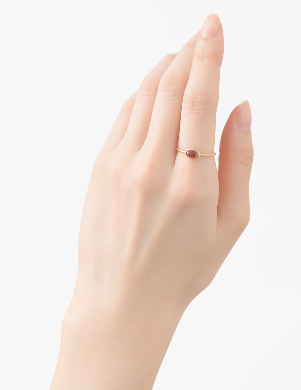 マリハ 天然石ガーネット リング