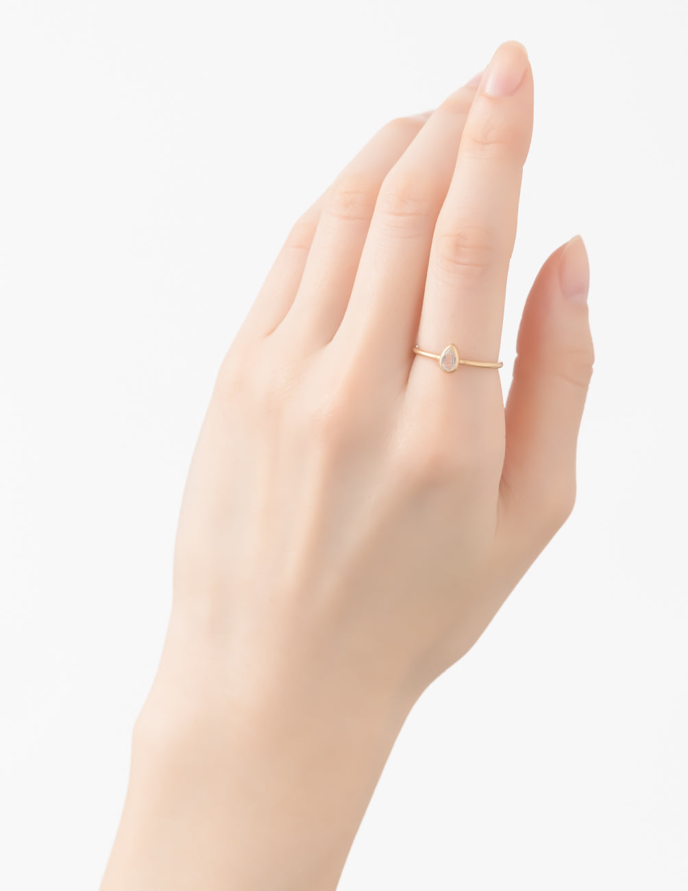 マリハ 天然石レインボームーンストーン リング