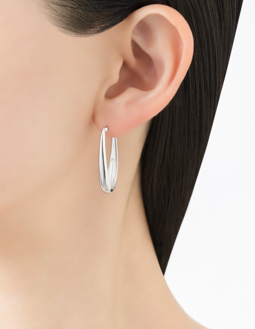 マリハ フープピアス オーバル Mystic Orbs シルバー