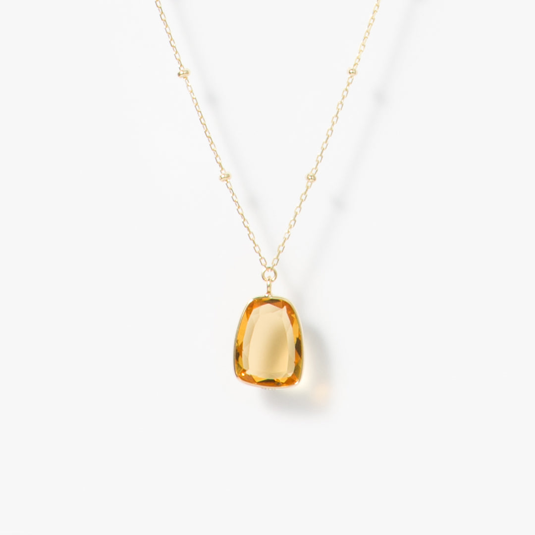 MARIHA(マリハ) Organic Gems ロングネックレス シトリン K18 天然石 