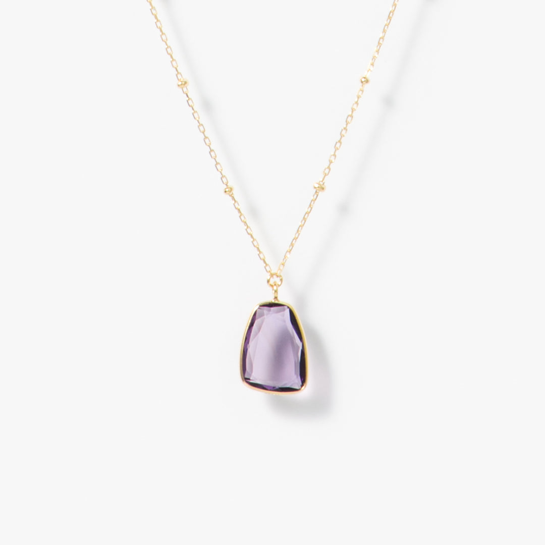 MARIHA(マリハ)Organic Gems ロングネックレス アメシスト K18 天然石 