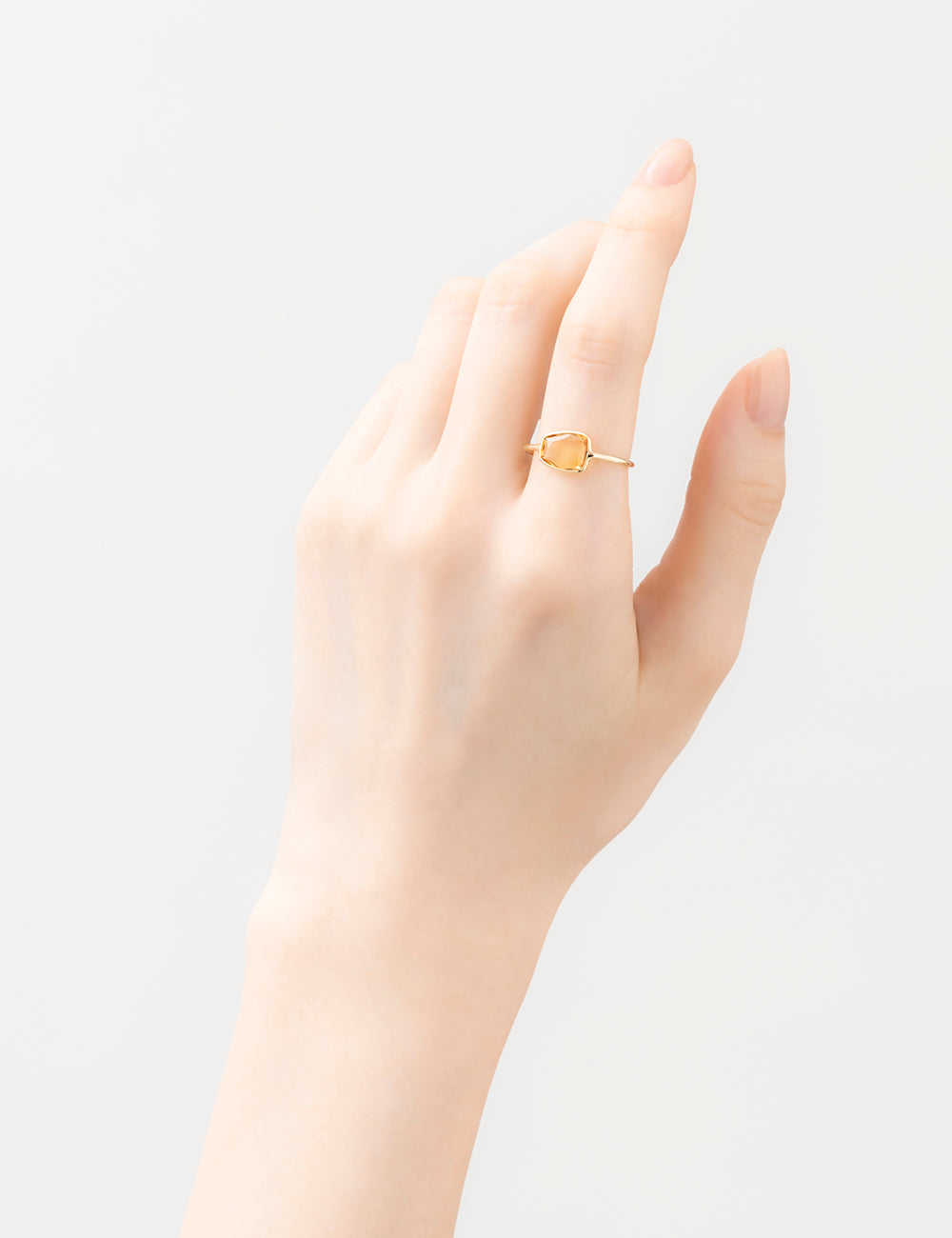 マリハ リング 天然石 シトリン