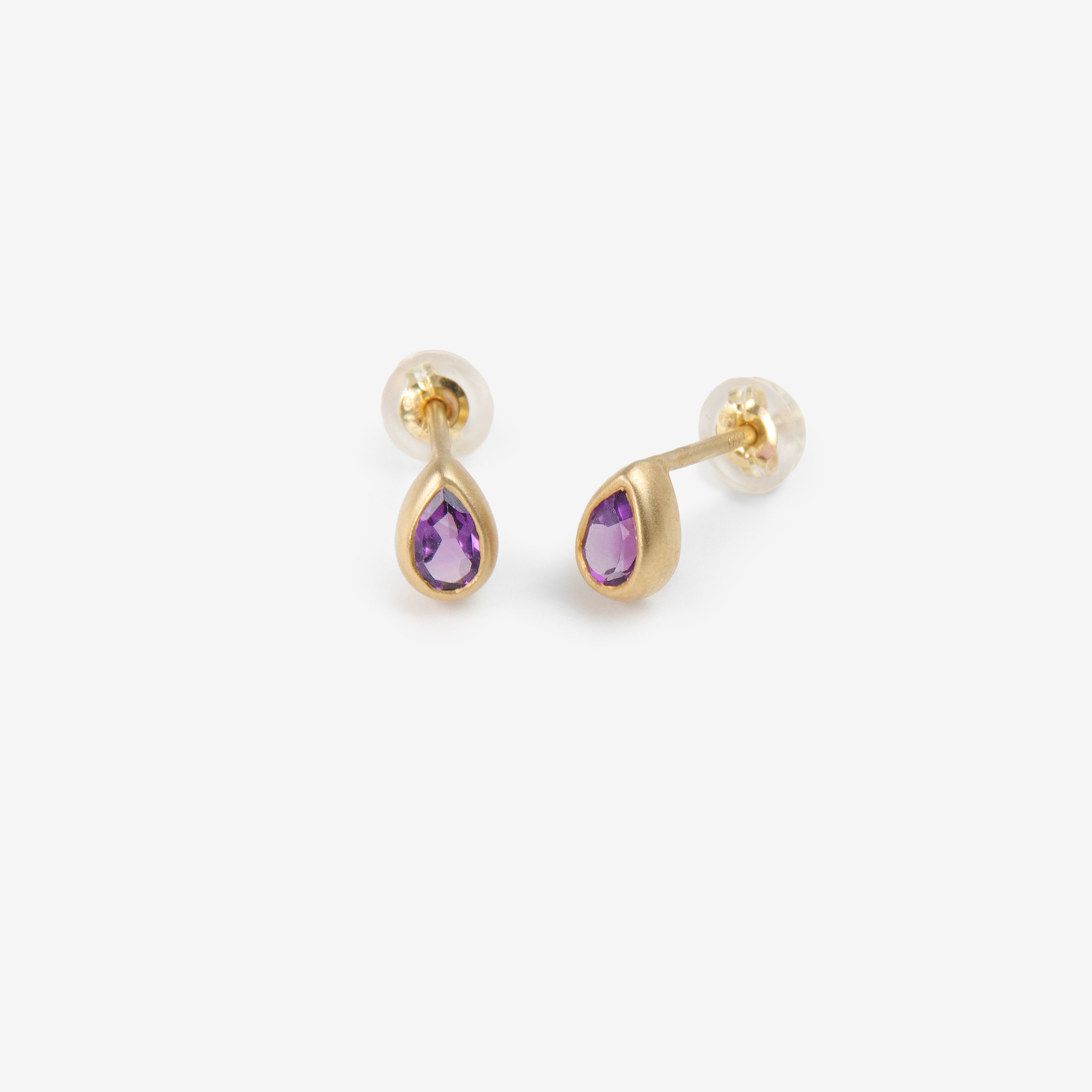 アクセサリー mari MARIHA(マリハ) Earth Drops ピアス アメシスト K18YG 天然石
