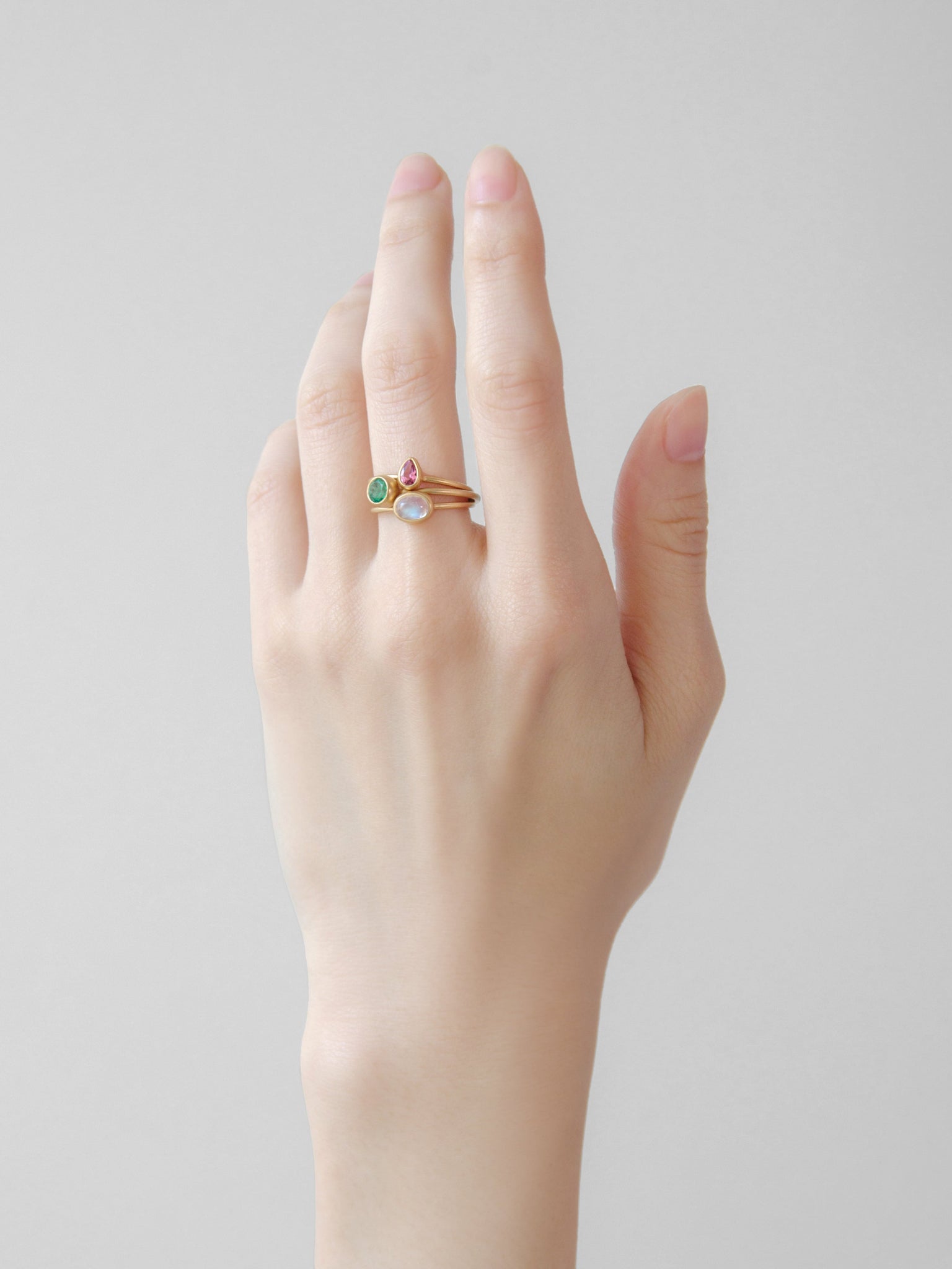 MARIHA(マリハ) Earth Drops アースドロップス リング エメラルド K18