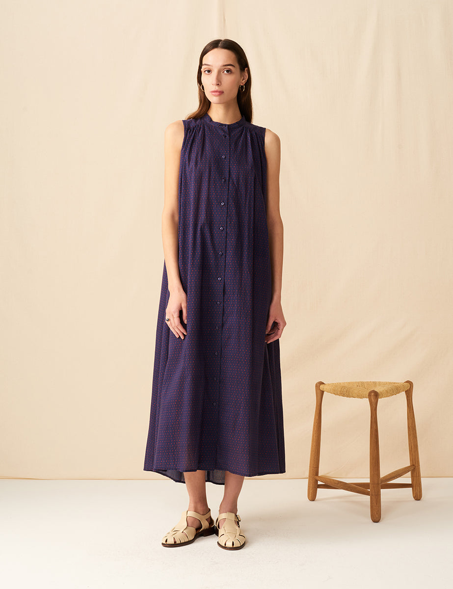 MARIHA(マリハ) リゾートドレス 小鳥の歌のドレス Sparkles/Navy 