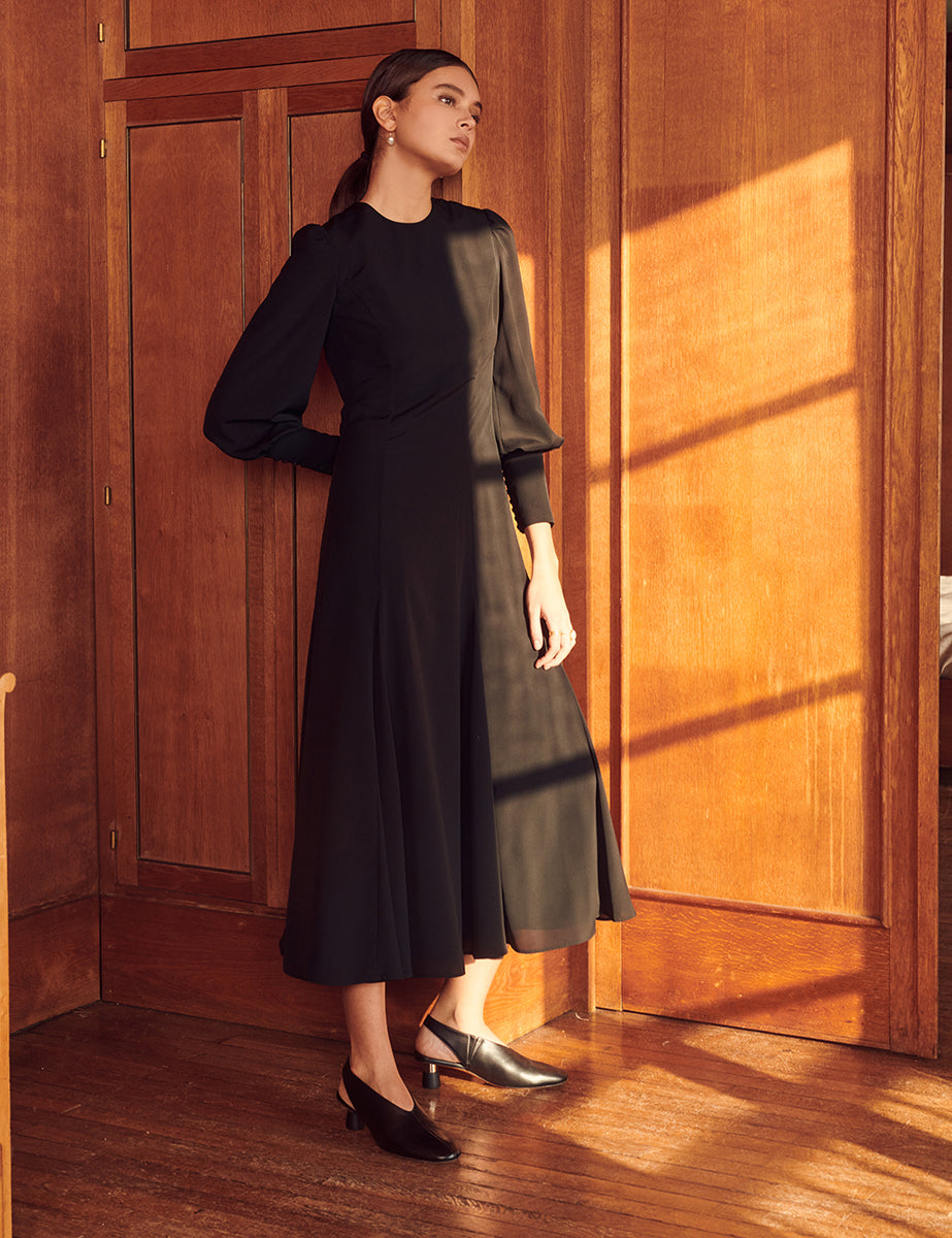 MARIHA(マリハ) セレナーデのドレス (ボリュームスリーブ) Black  