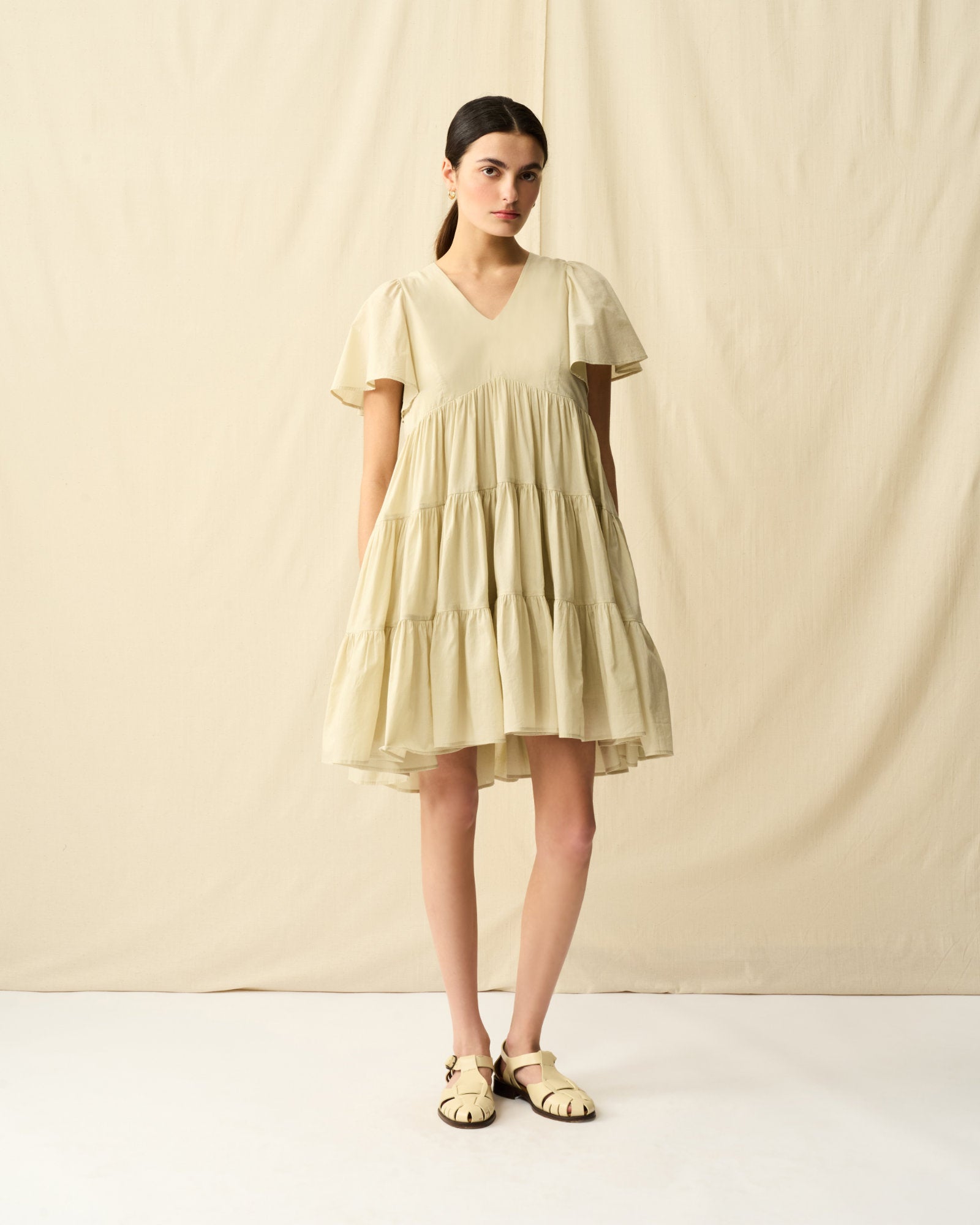 【予約】エンジェルのミニドレス Champagne