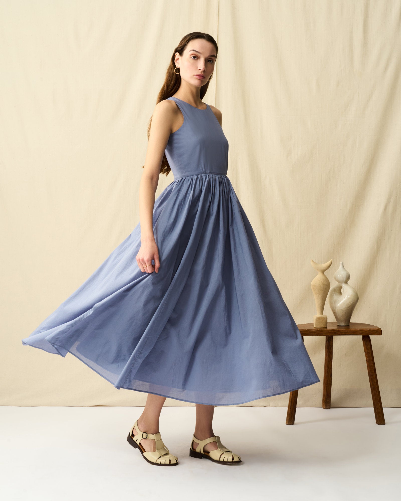 【予約】夏のレディのドレス Calm Ocean