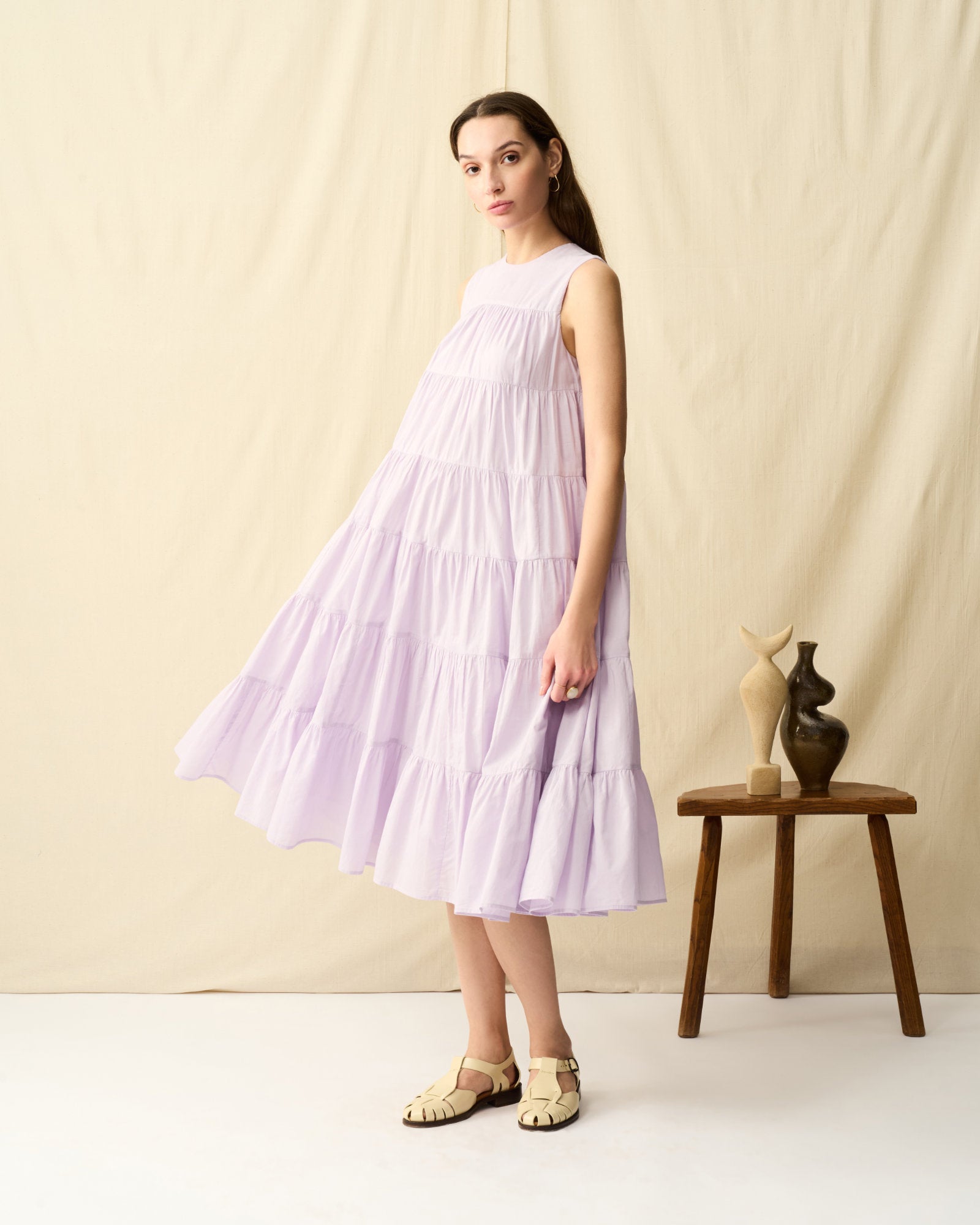 【予約】ミューズのドレス ショート Spring Violet