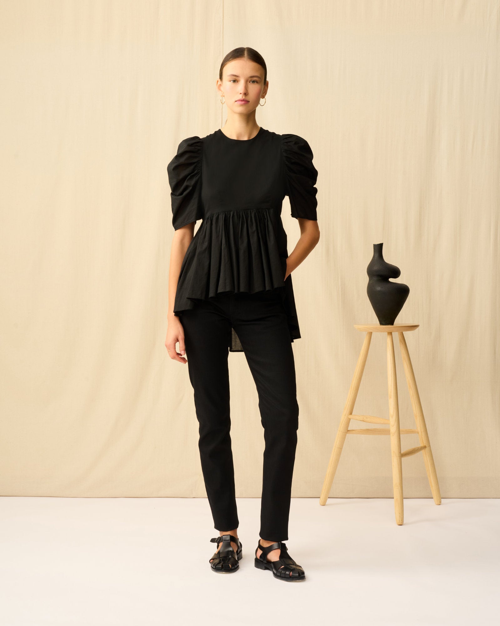 【予約】セレナーデのブラウス Onyx