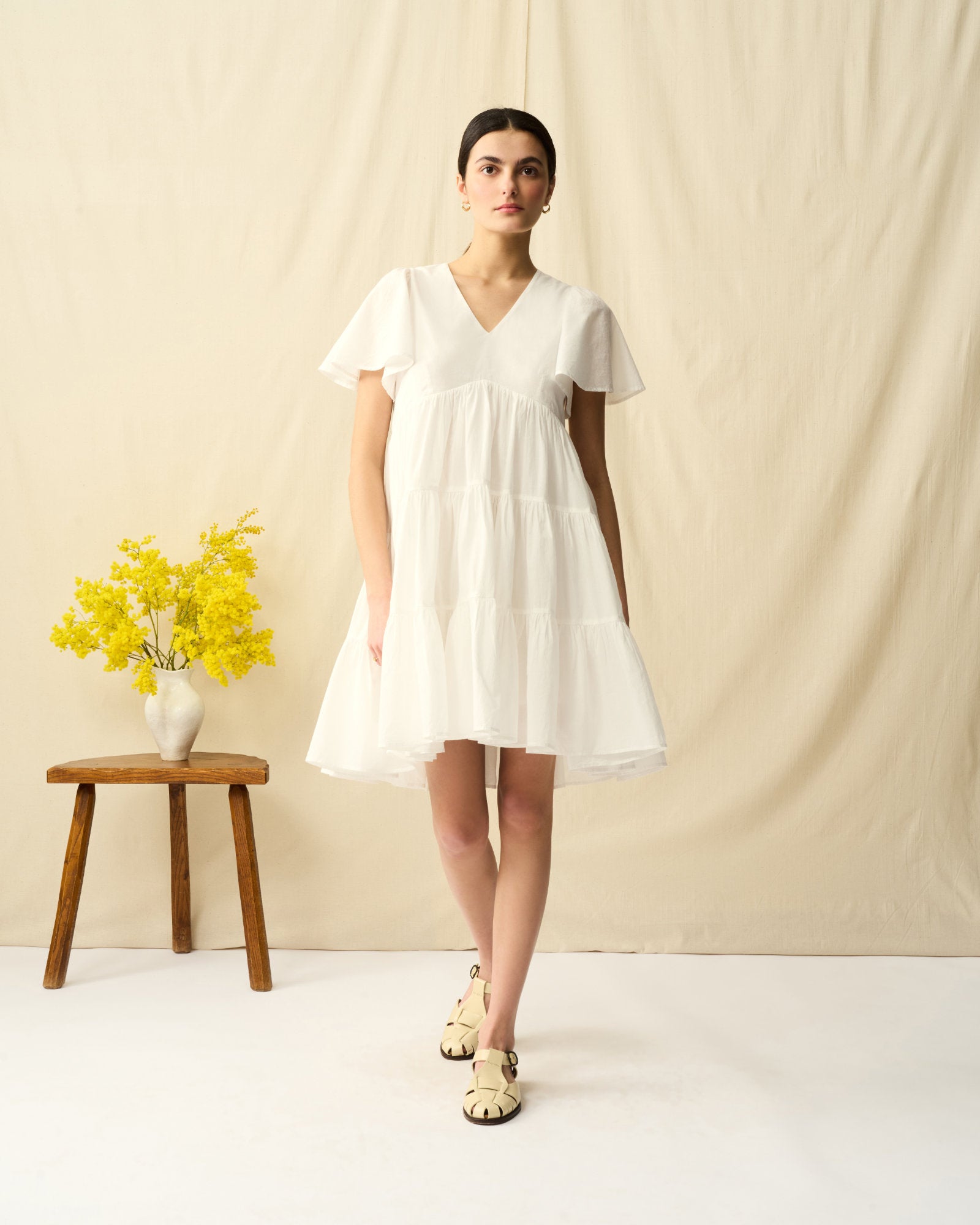 【予約】エンジェルのミニドレス White Chalcedony